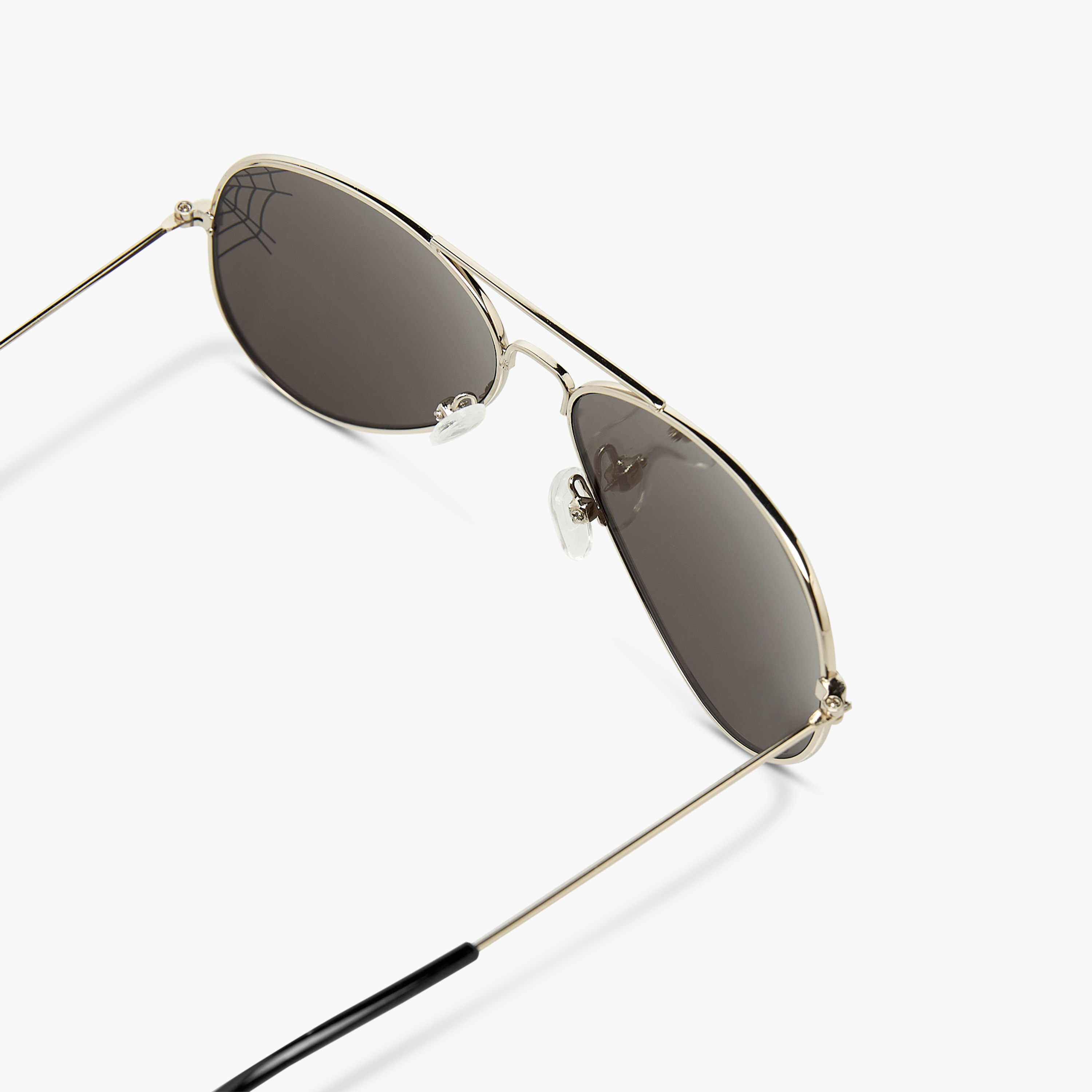 Spider-Man Print Aviator Sunglasses with Nose Pads-boys-accessories-sunglasses-image-5