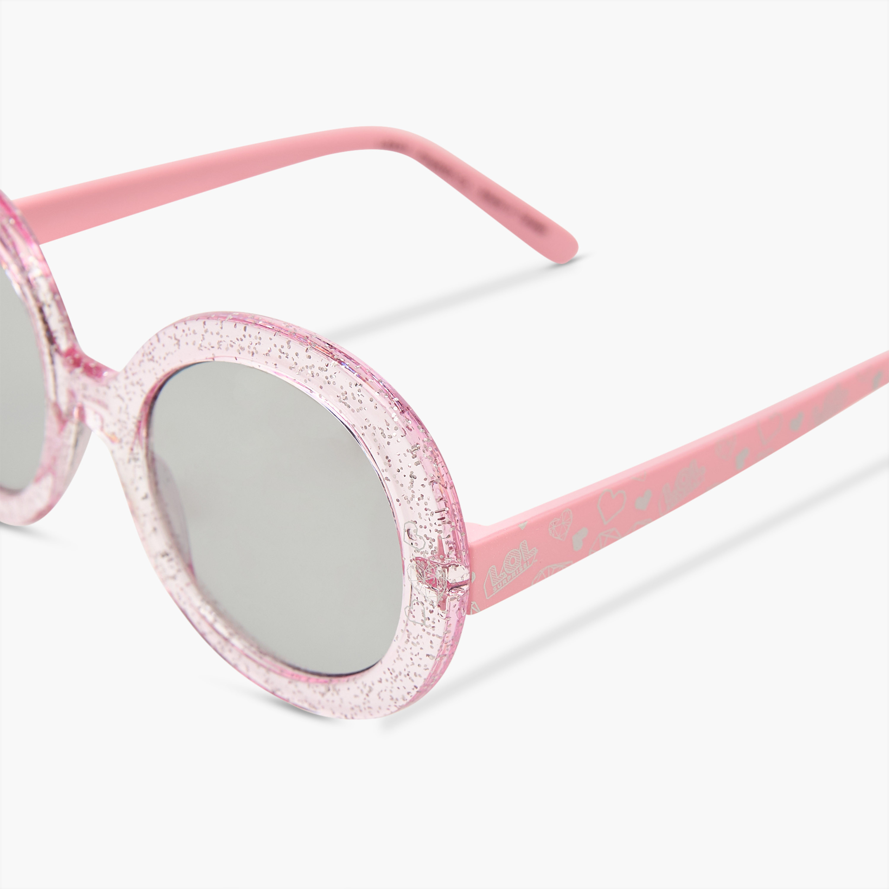 نظارة شمسية بإطار كامل وطبعات من إل أو إل سربرايز!-girls-accessories-sunglasses-image-4