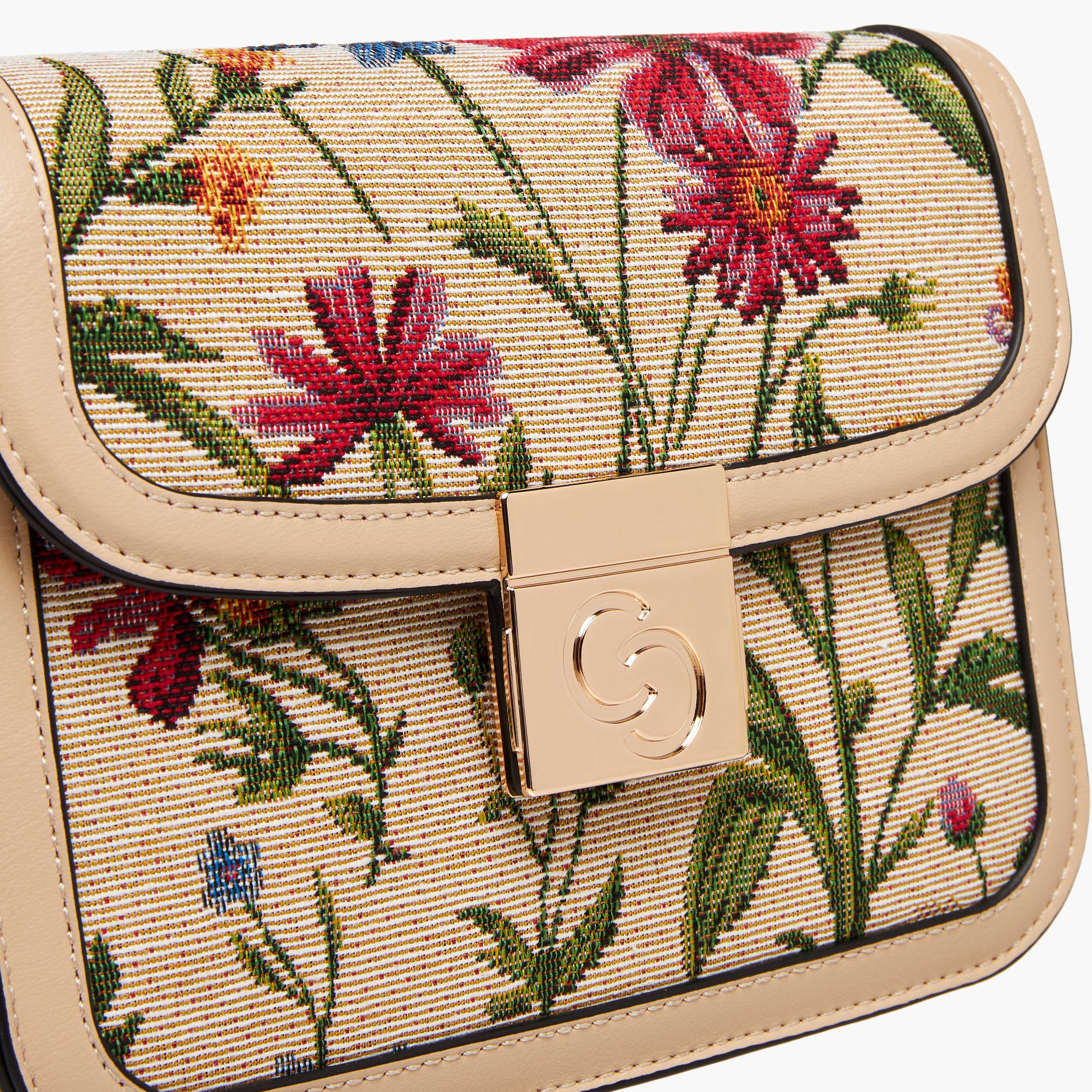شنطة كروس بودي بزر إغلاق وتطريز زهري من سيليست-women-bagsandwallets-handbags-image-5