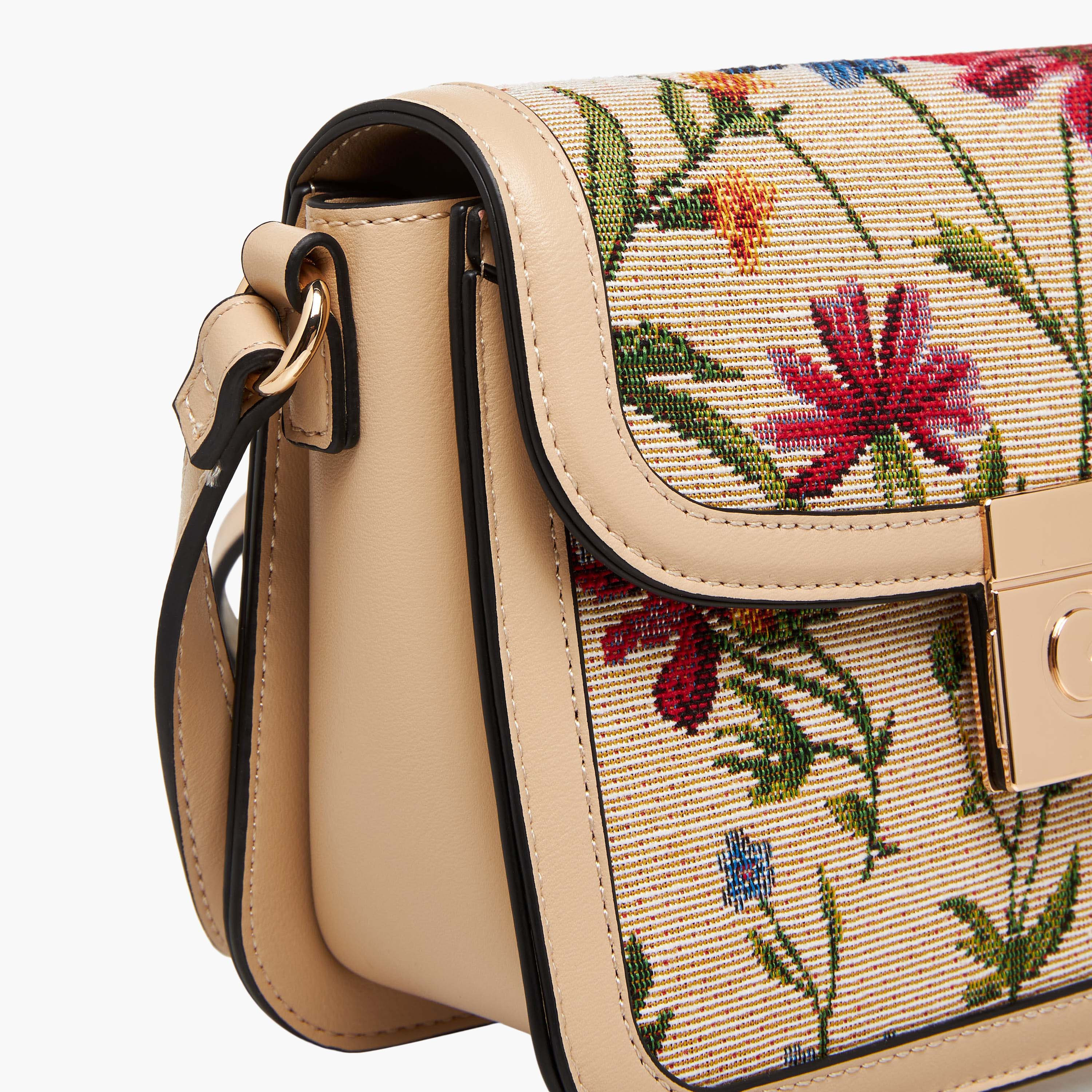 شنطة كروس بودي بزر إغلاق وتطريز زهري من سيليست-women-bagsandwallets-handbags-image-6