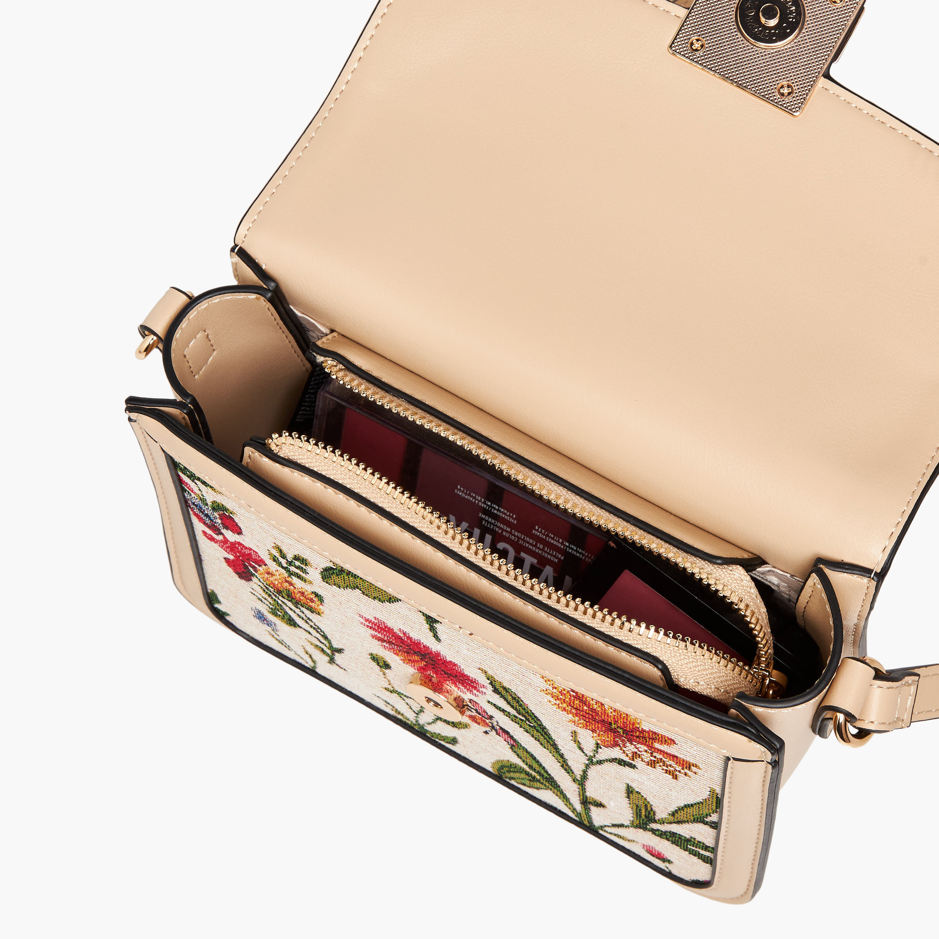 شنطة كروس بودي بزر إغلاق وتطريز زهري من سيليست-women-bagsandwallets-handbags-image-8