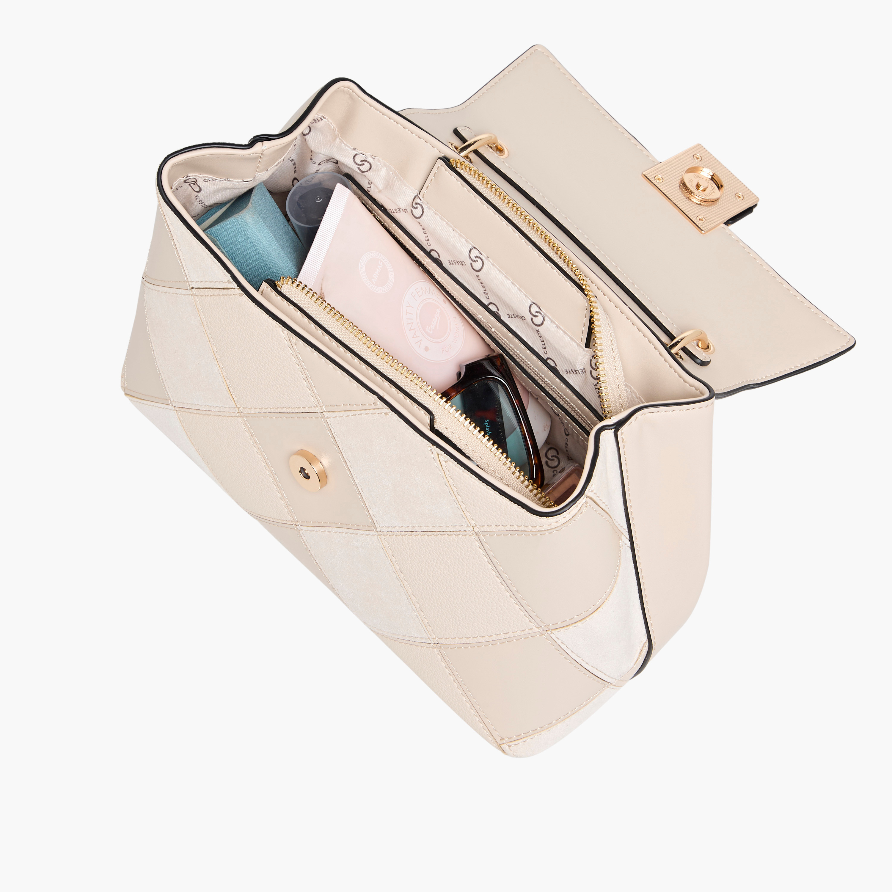 شنطة ساتشيل متعددة التصاميم بحزام قابل للفصل وطية إغلاق من سيليست-women-bagsandwallets-handbags-image-7