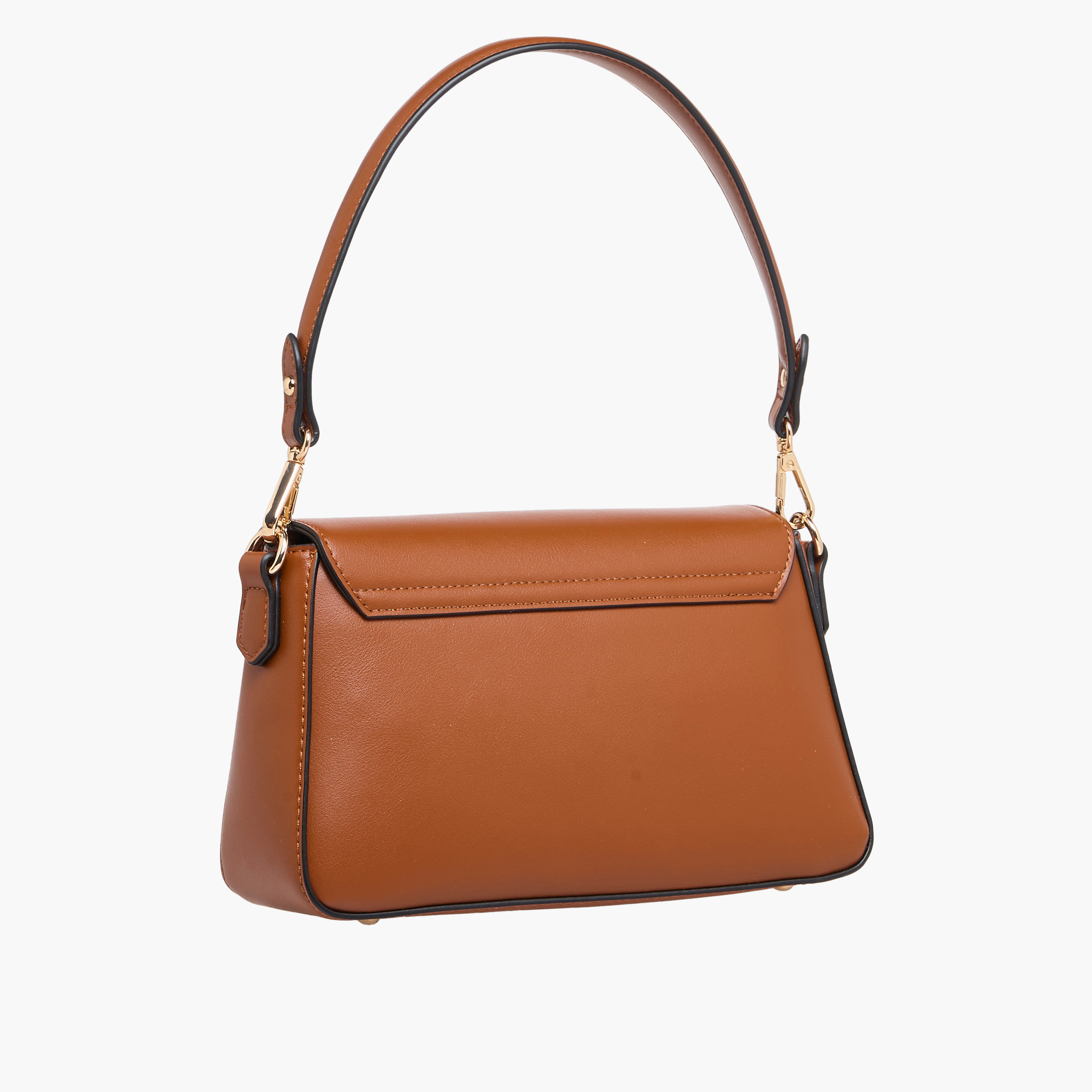 Celetse Panelled Crossbody Bag with Detachable Strap and Flap Closure-women-bagsandwallets-handbags-image-3
