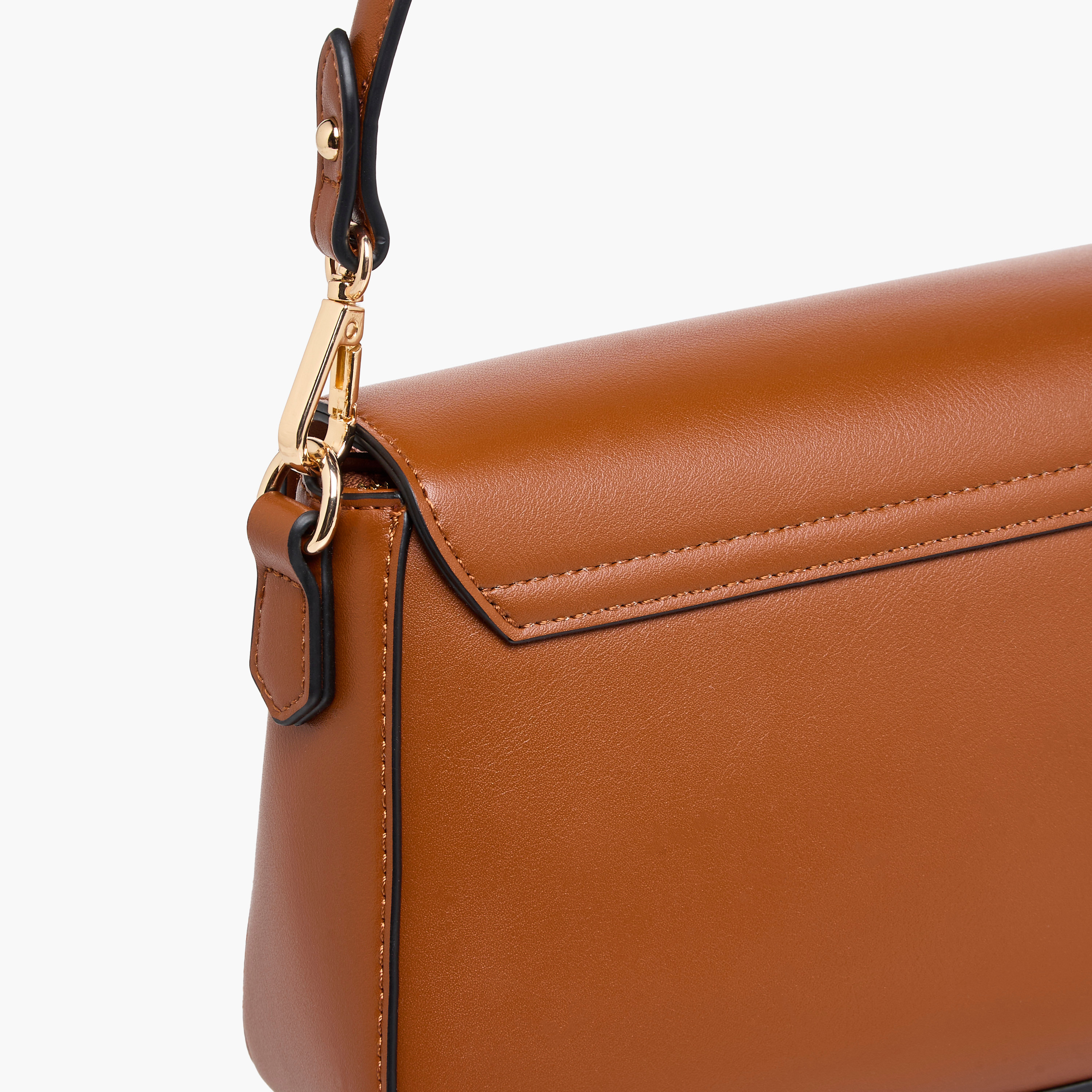 Celetse Panelled Crossbody Bag with Detachable Strap and Flap Closure-women-bagsandwallets-handbags-image-5