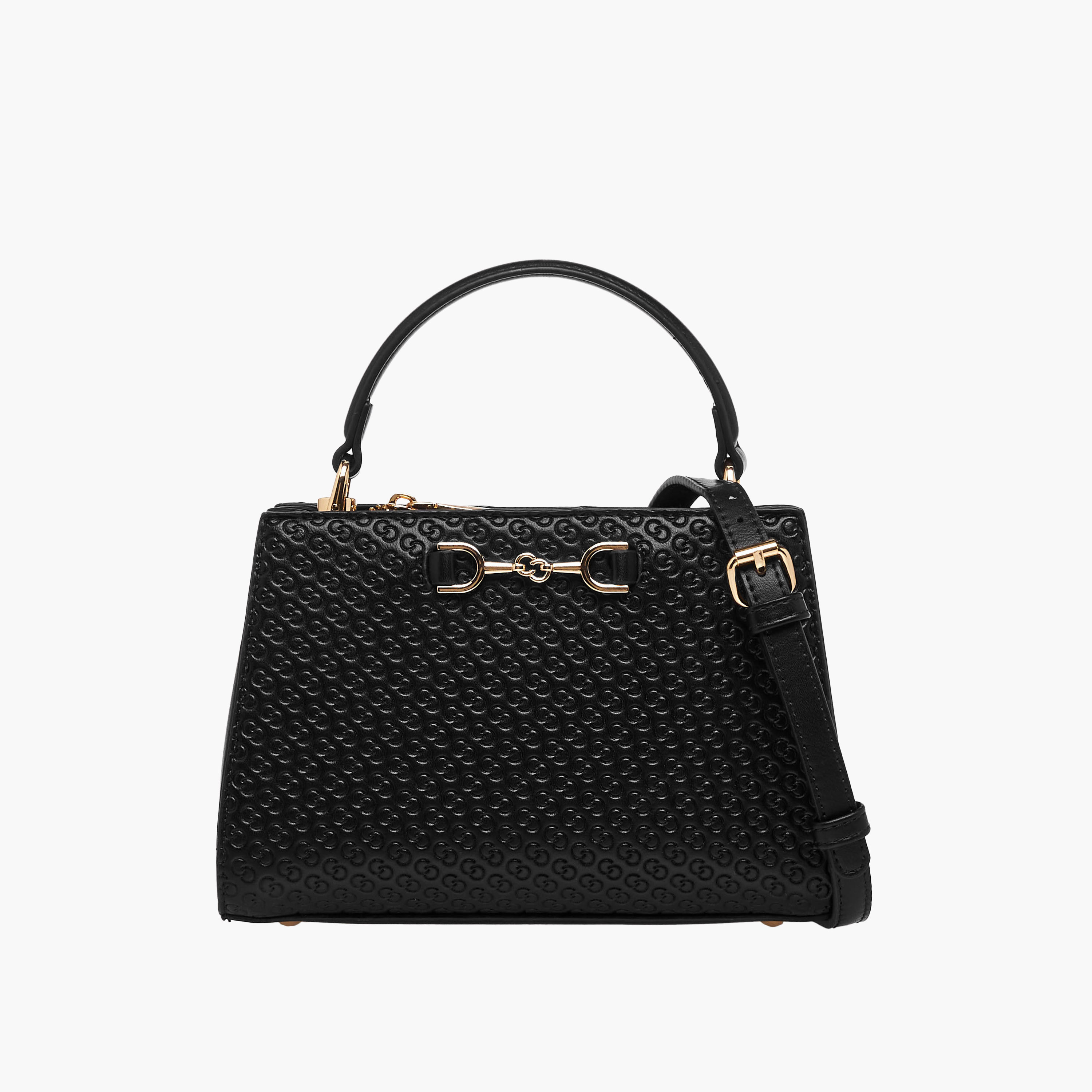Celeste Monogram Embossed Tote Bag with Handle-women-bagsandwallets-handbags-image-1