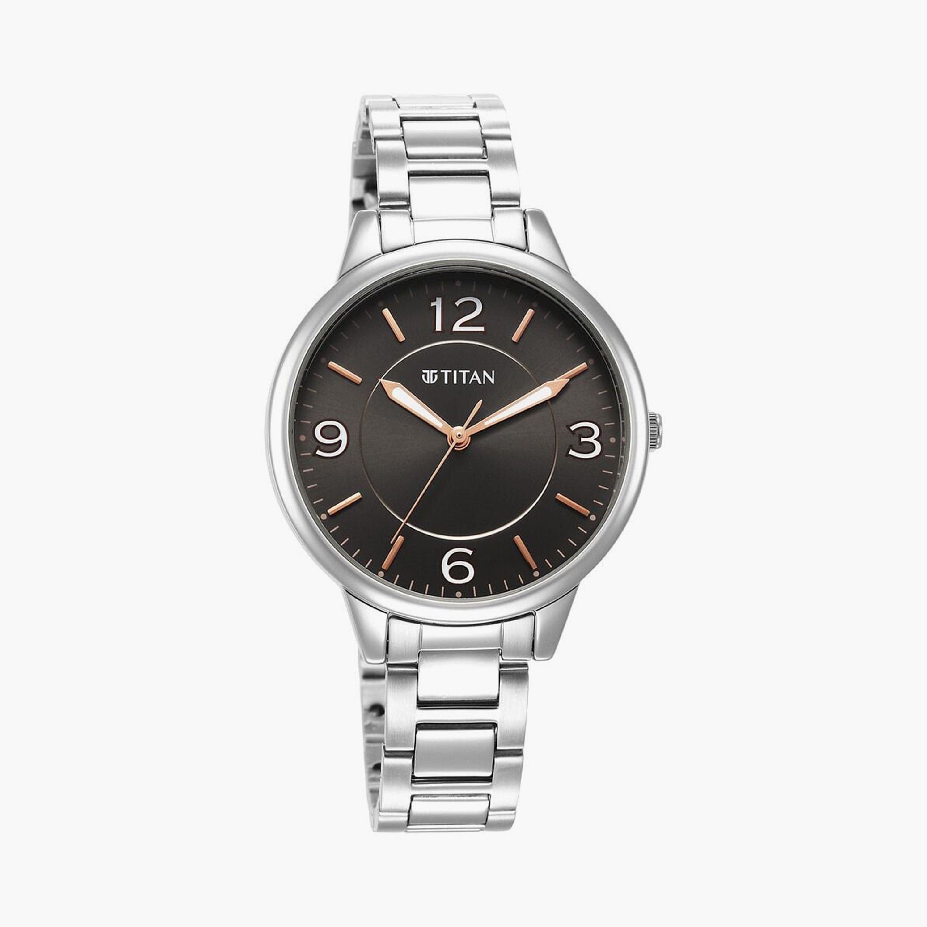 Titan Women's 37 MM Silver Analog Stainless Steel Watch | 2617SM07-women-watchesandjewellery-watches-image-6
