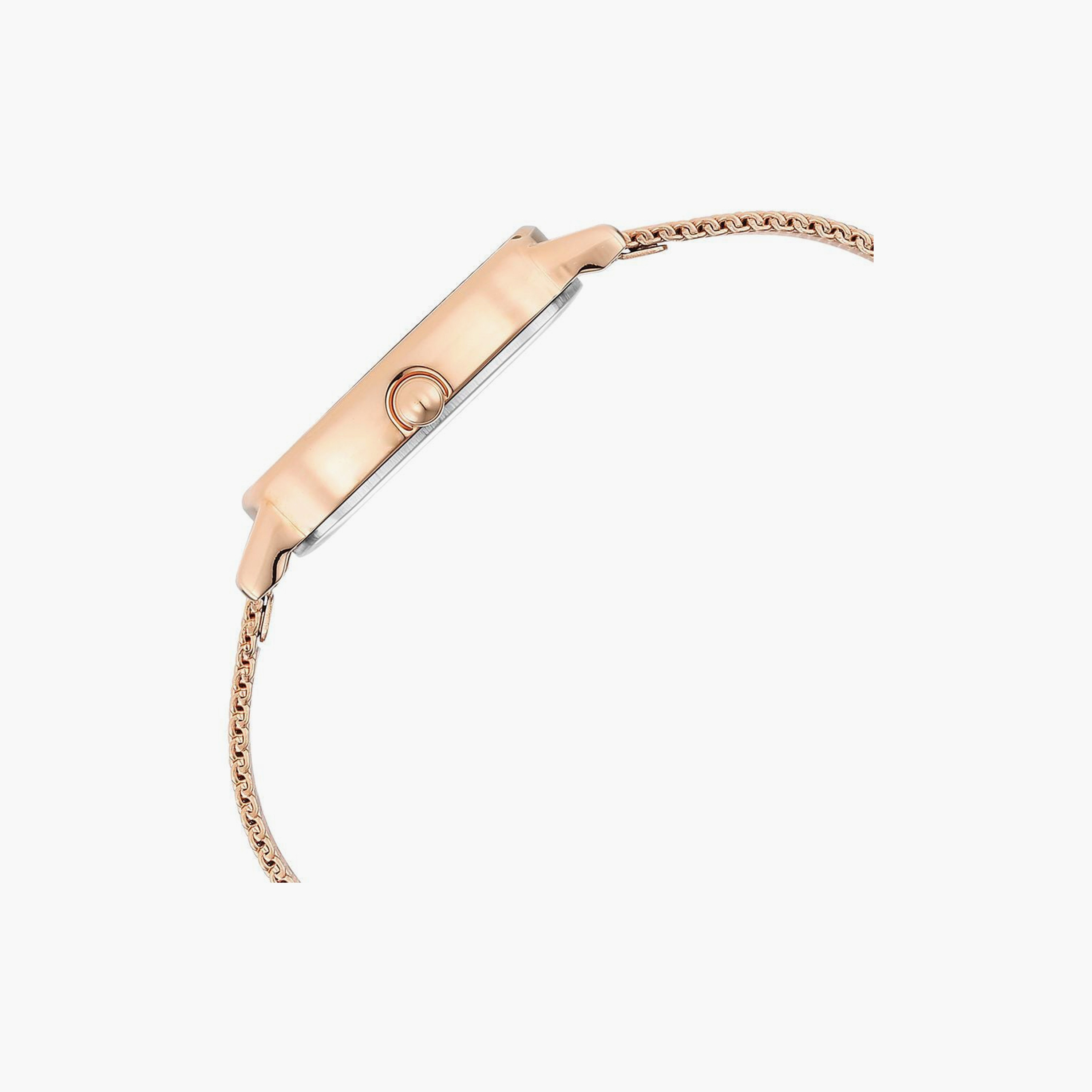 ساعة يد نسائية تيتان بقطر 24 مم أنالوج ذهبية وردية ستانلس ستيل | 2665WM01-women-watchesandjewellery-watches-image-4