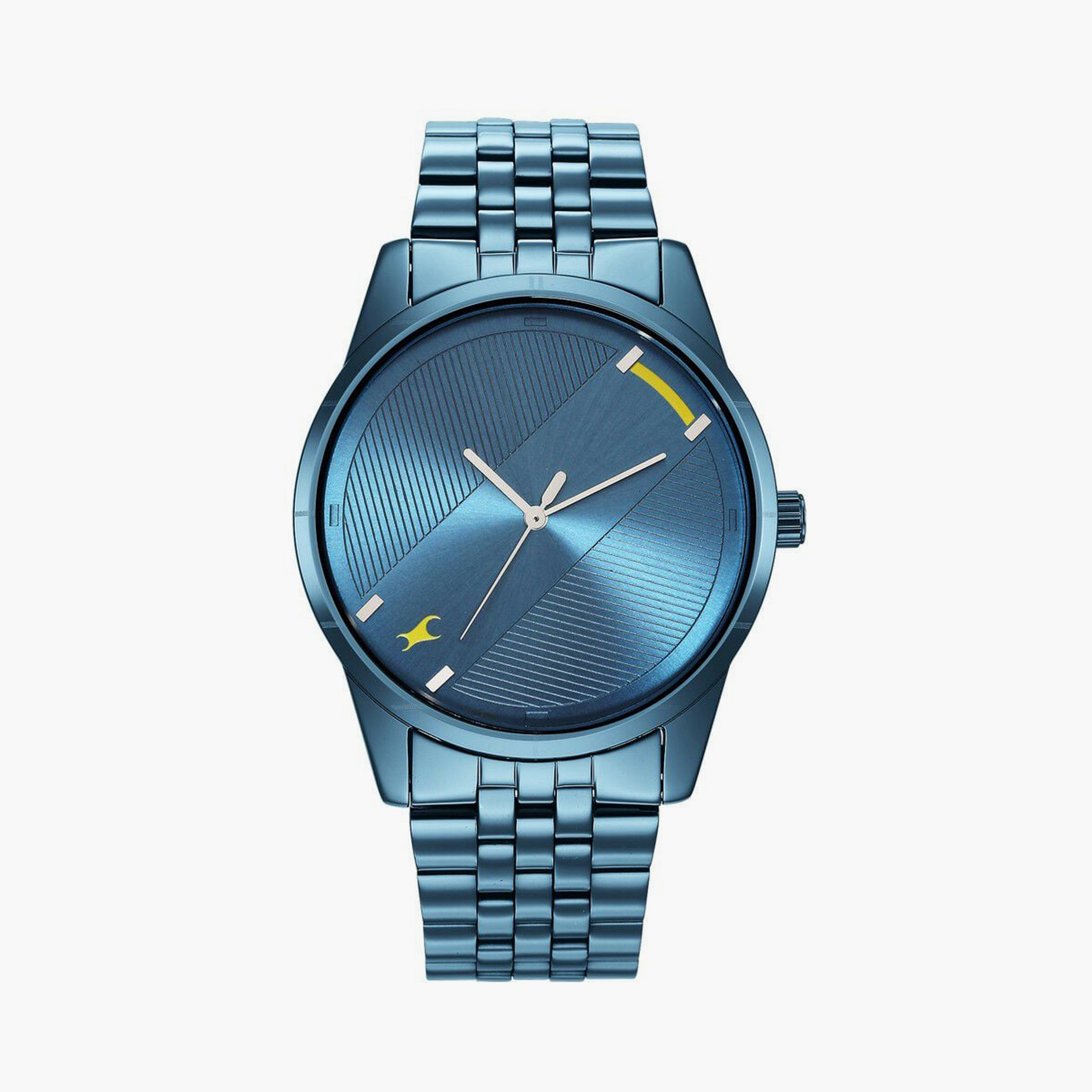 ساعة يد رجالية فاستراك بقطر 42 مم أنالوج سوداء ستانلس ستيل | 3277NM01-men-watchesandjewellery-watches-image-1