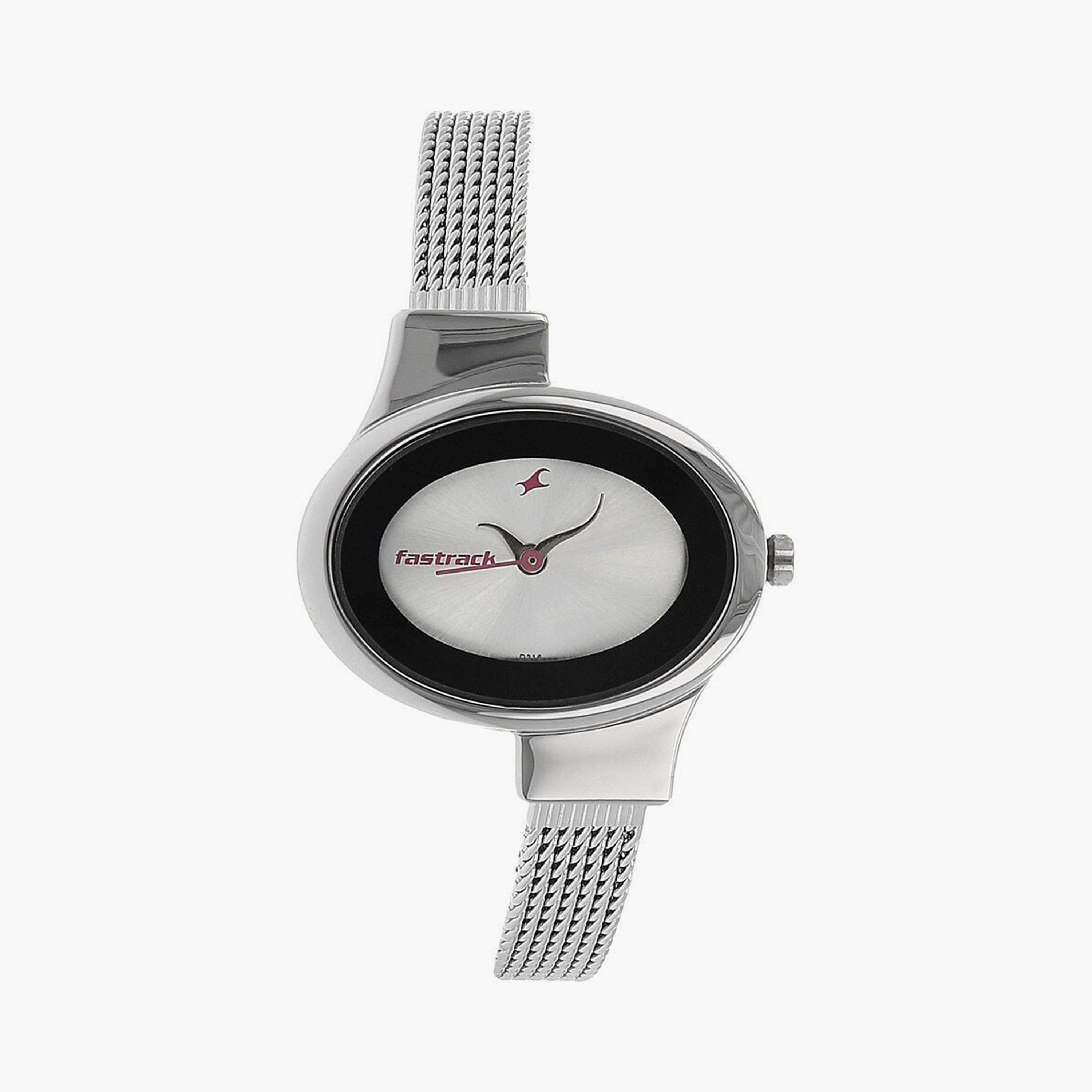 ساعة يد نسائية فاستراك بقطر 31 مم أنالوج فضية ستانلس ستيل | 6015SM01-women-watchesandjewellery-watches-image-5