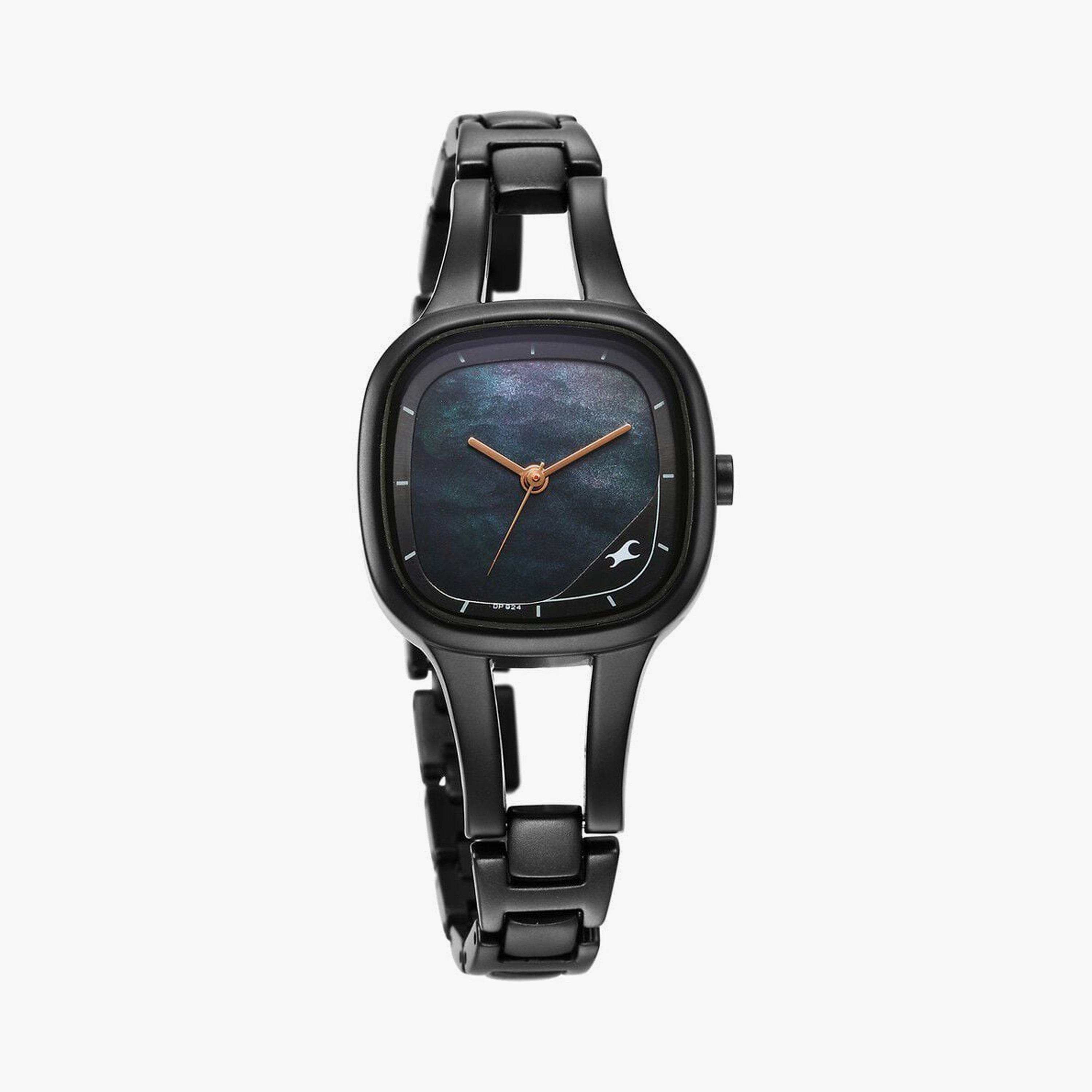 ساعة يد نسائية فاستراك بقطر 28 مم أنالوج سوداء ستانلس ستيل مع سوار | 6147NM04-women-watchesandjewellery-watches-image-4