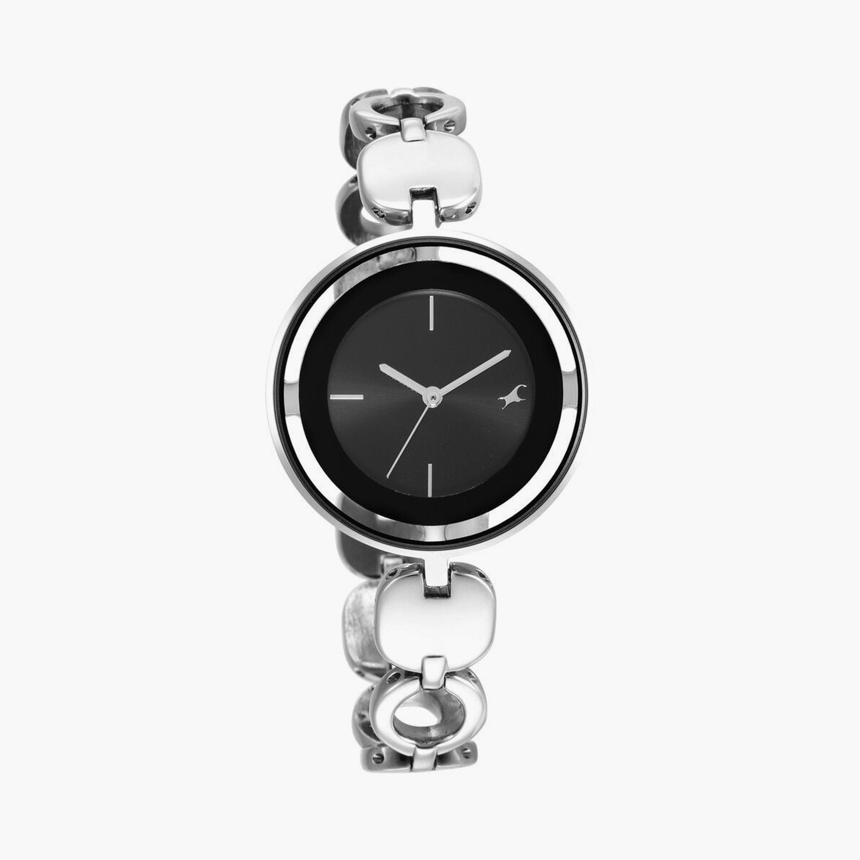 ساعة يد نسائية فاستراك بقطر 34 مم أنالوج فضية ستانلس ستيل | 6237SM01-women-watchesandjewellery-watches-image-4