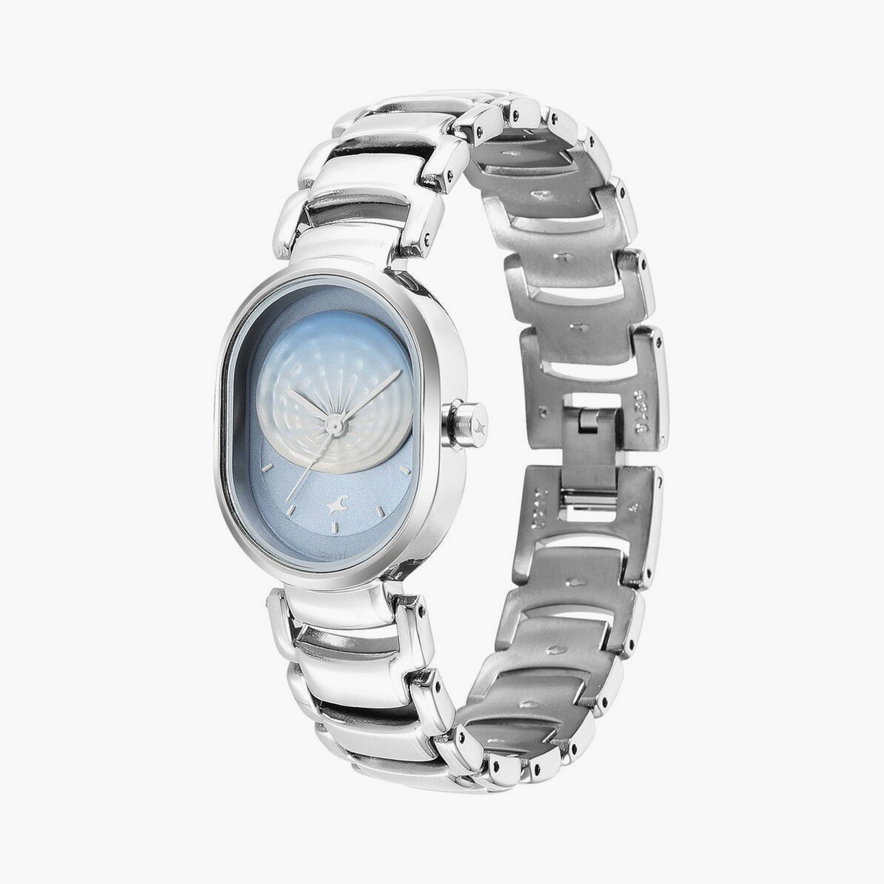 ساعة يد نسائية فاستراك بقطر 38 مم أنالوج فضية ستانلس ستيل | 6274SM01-women-watchesandjewellery-watches-image-2