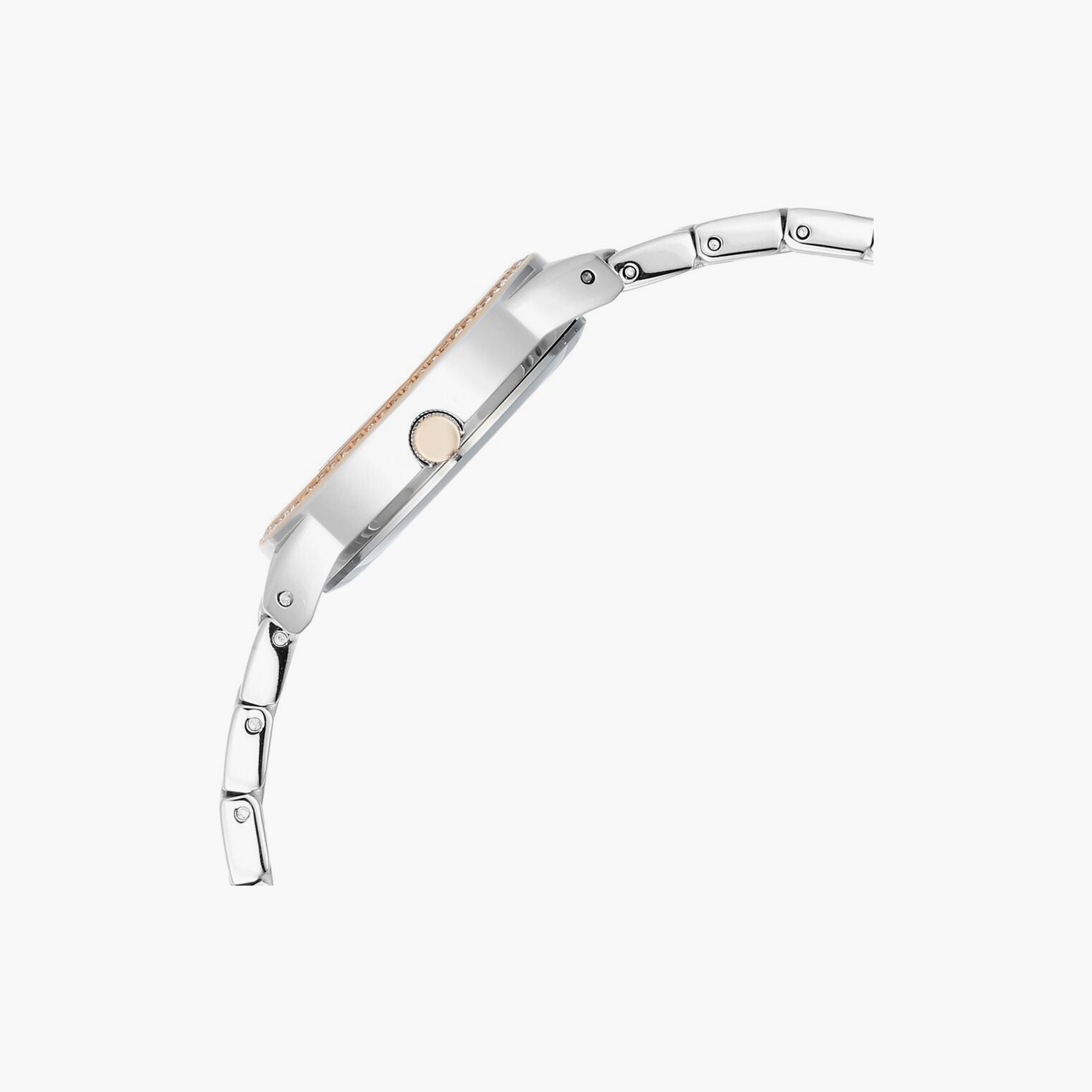 ساعة يد نسائية تيتان بقطر 27 مم أنالوج فضية وذهبية ستانلس ستيل | 95281KM01-women-watchesandjewellery-watches-image-4