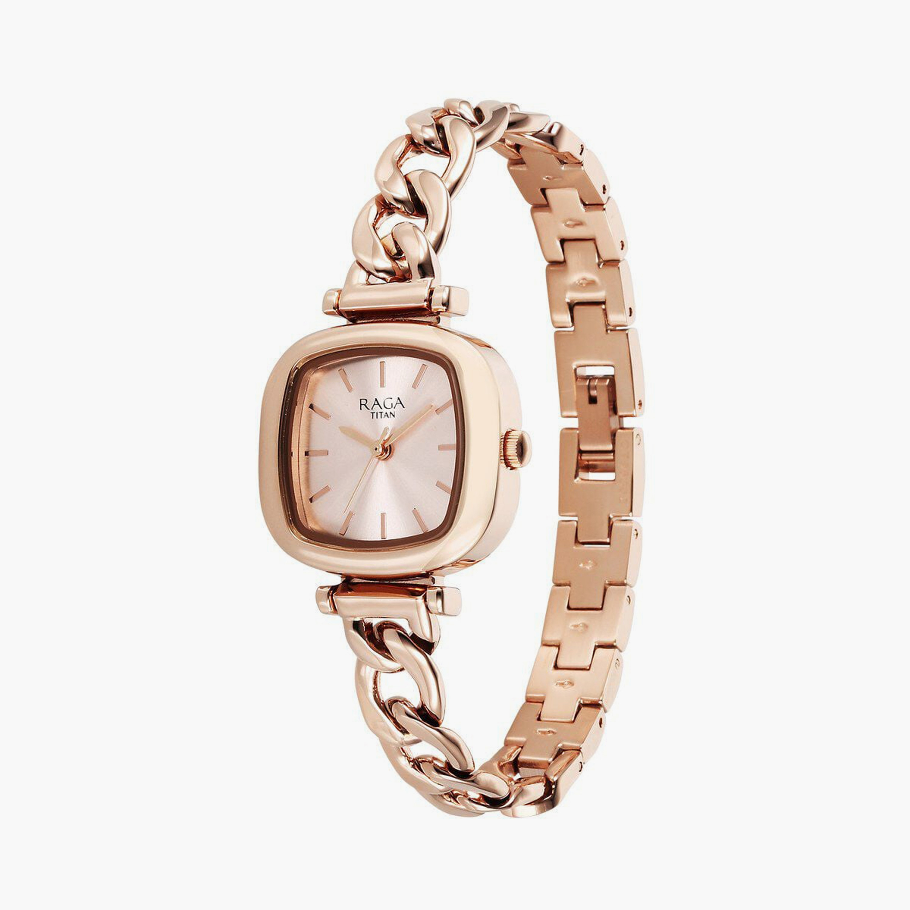 Titan Women's 26 MM Rose Gold Analog Stainless Steel Watch | 95302WM01-women-watchesandjewellery-watches-image-2