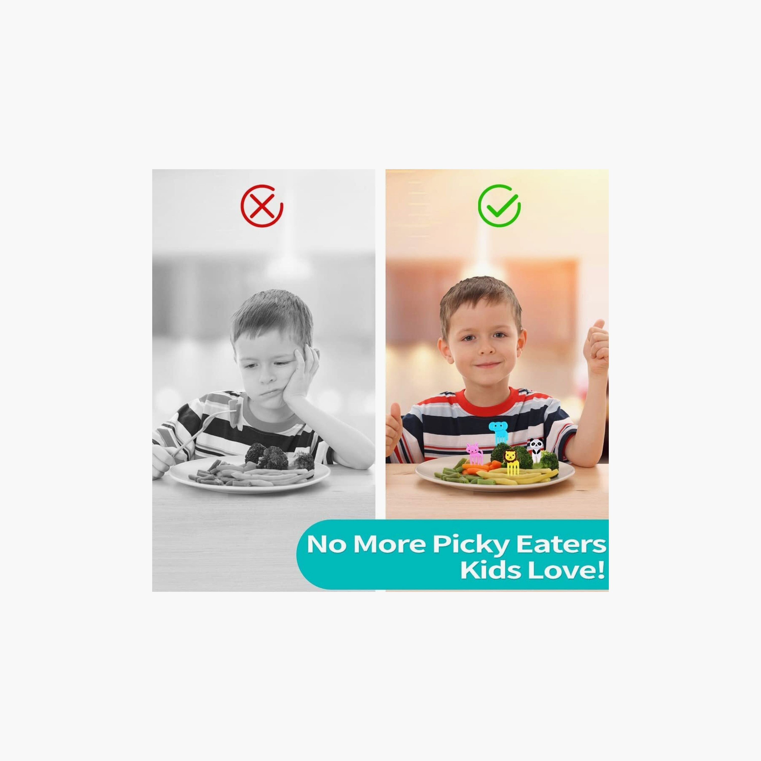 أعواد طعام خالية من مادة BPA من سناك أتاك، 10 قطع - متعددة الألوان-school-lunchessentials-lunchboxes-image-11