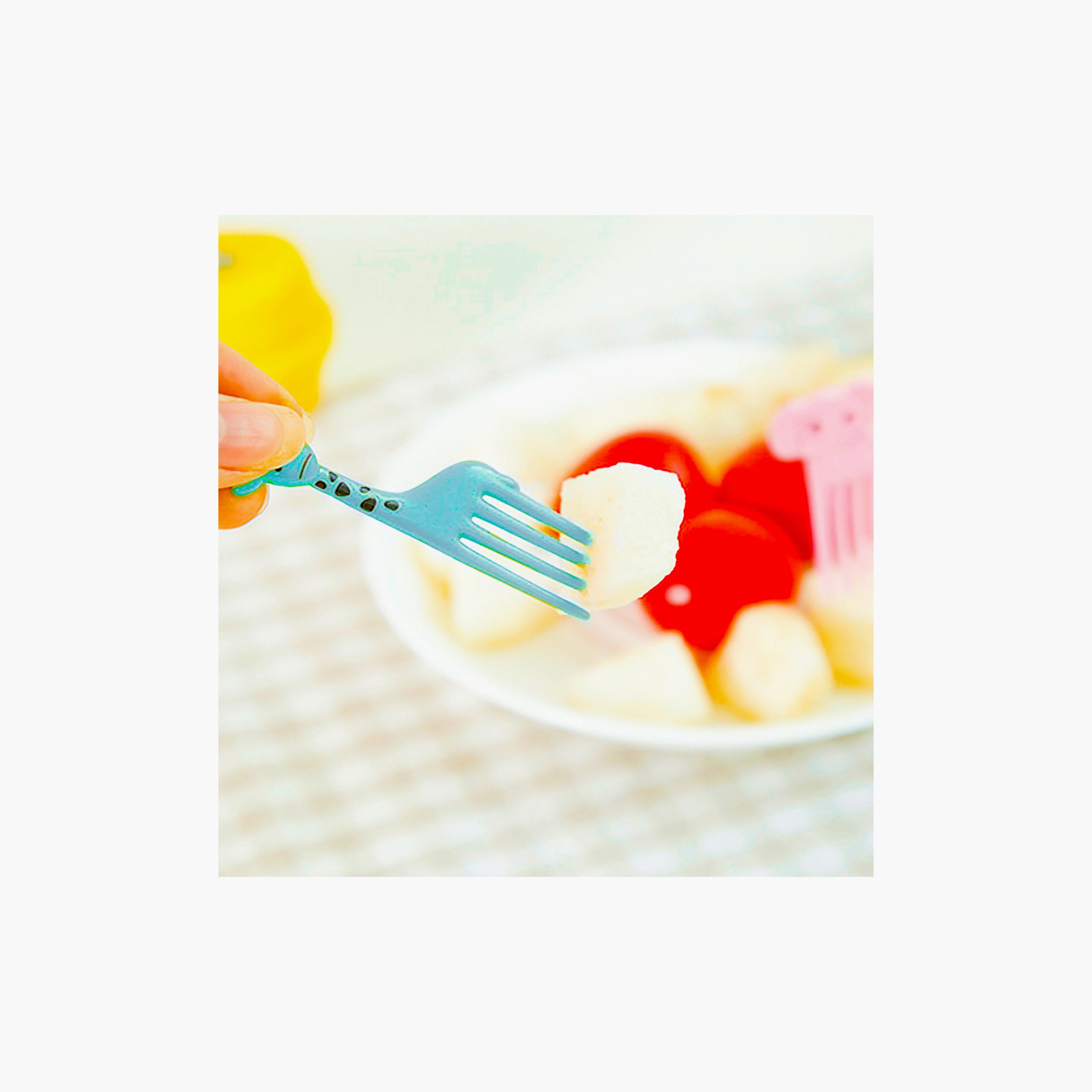 أعواد طعام خالية من مادة BPA من سناك أتاك، 10 قطع - متعددة الألوان-school-lunchessentials-lunchboxes-image-3
