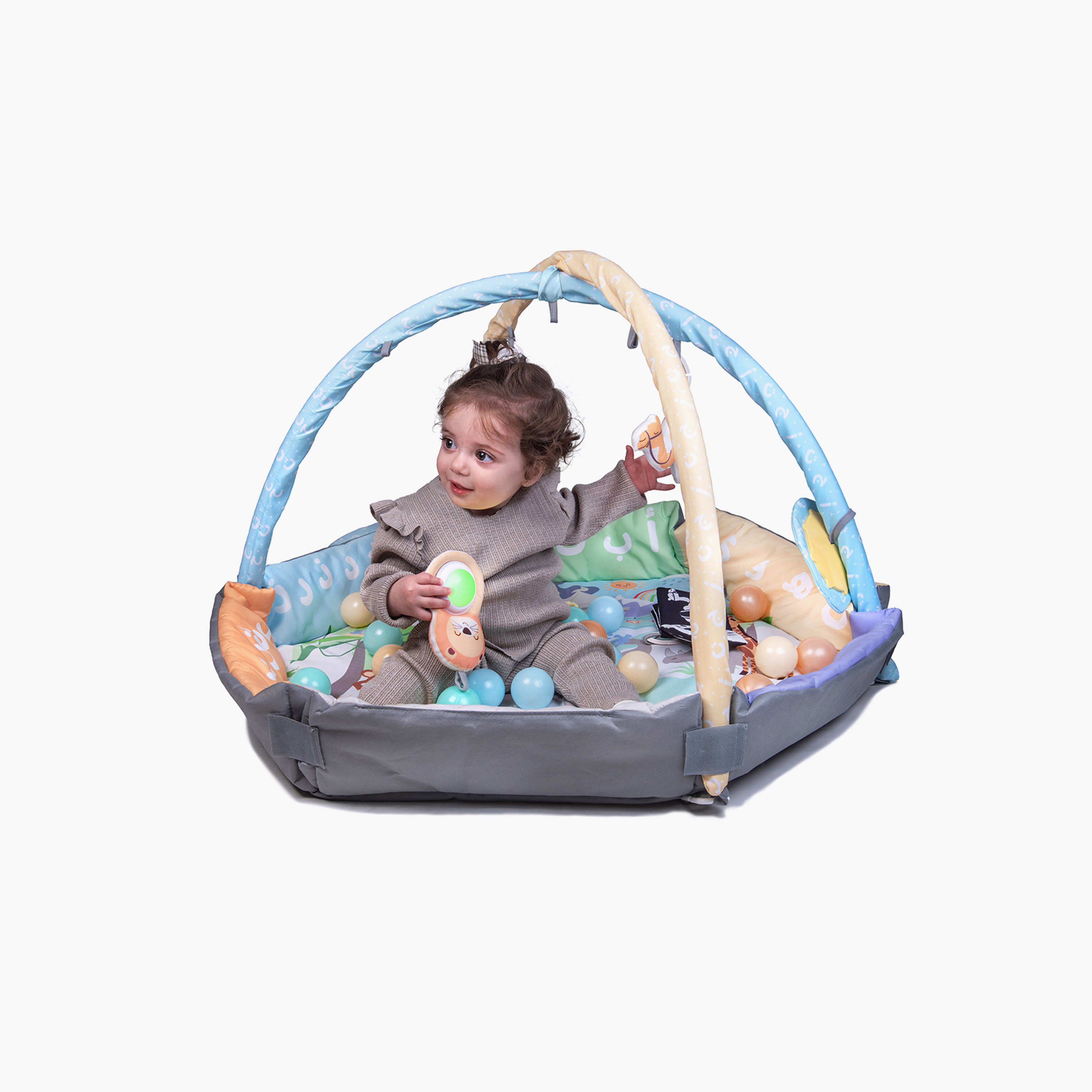 سجادة لعب ومركز أنشطة 5 في 1 بنمط الحروف العربية من ديسي دول-baby-infantactivity-playgyms-image-5
