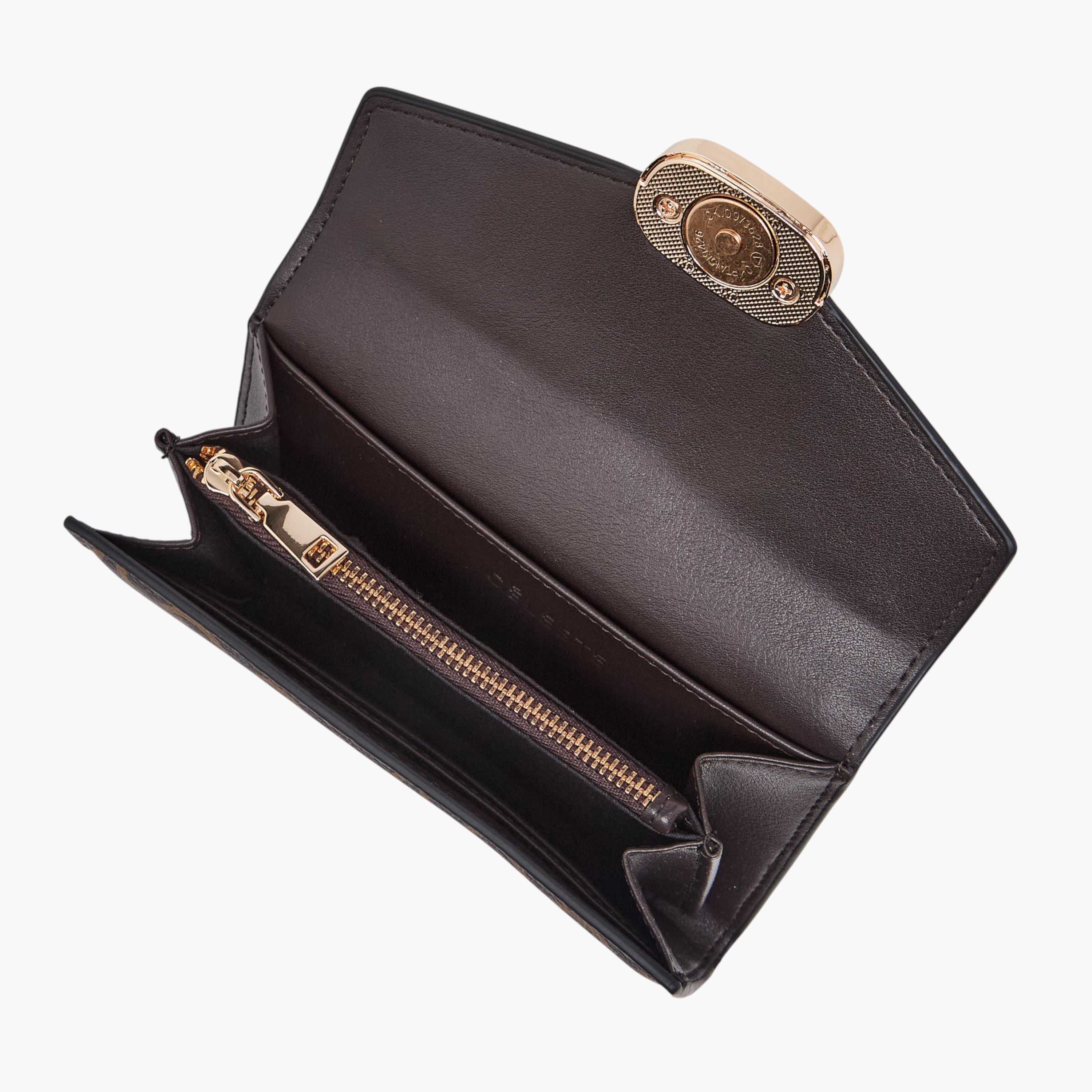 Celeste Monogram Print Wallet with Button Closure-women-bagsandwallets-wallets-image-5