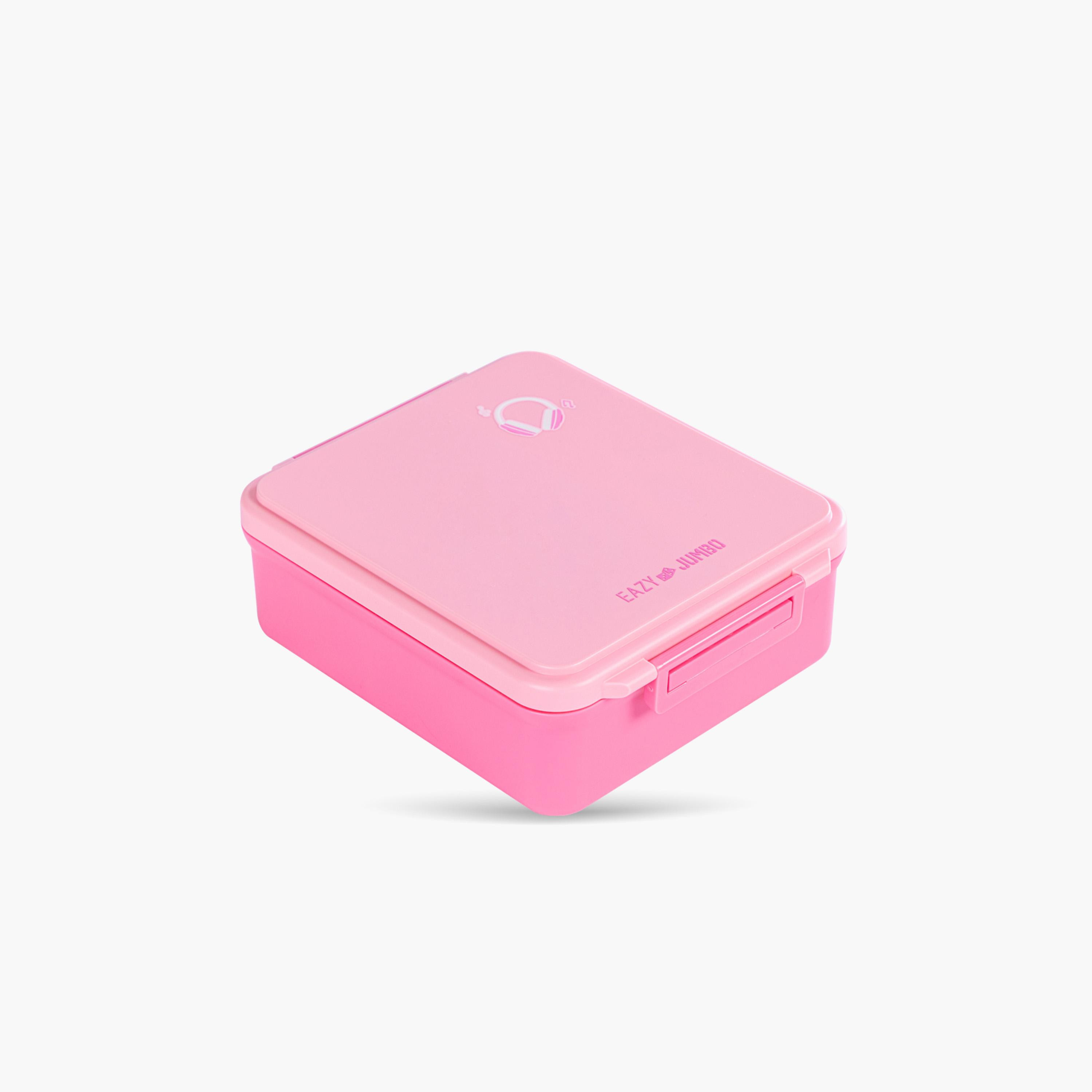 صندوق غداء جامبو بينتو من إيزي كيدز مع ترمس ووعاء صلصة - 1720 مل - وردي-school-lunchessentials-lunchboxes-image-15