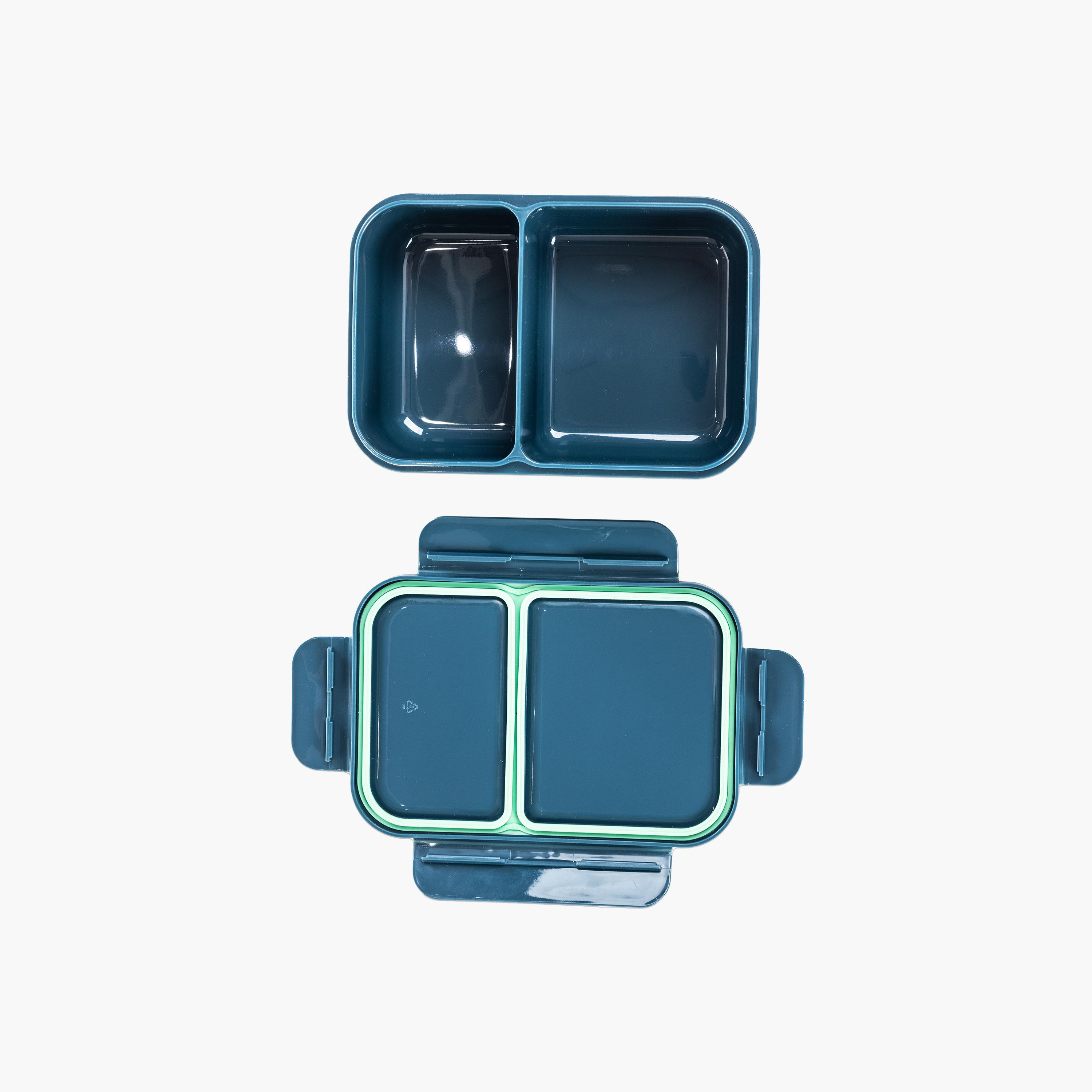 Nova Kids 2-Compartment Bento Lunch Box - 1300 ml - Astronaut - Green-school-lunchessentials-lunchboxes-image-3