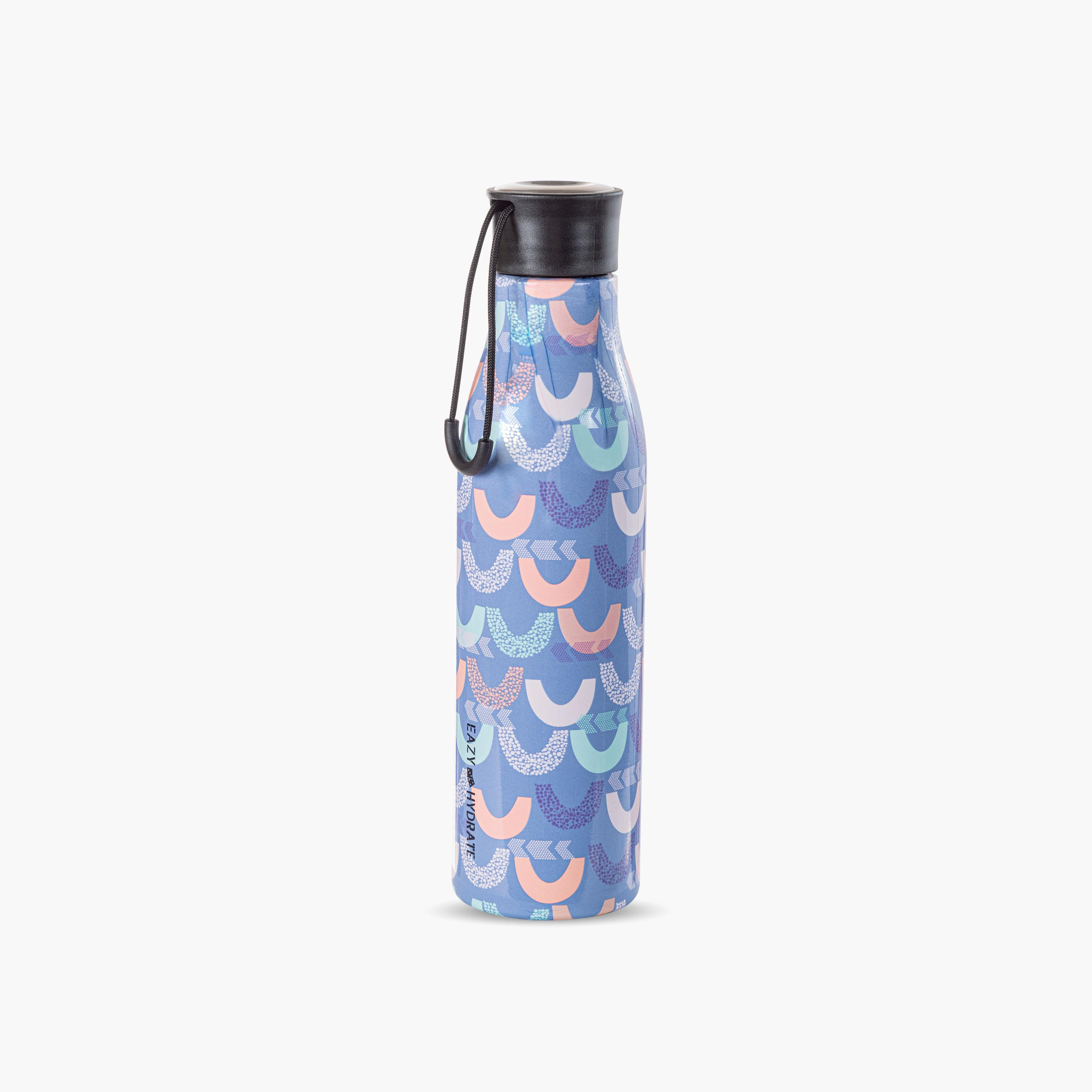 Eazy Kids Stainless Steel Water Bottle - 760 ml - Half Moon-school-waterbottles-image-10