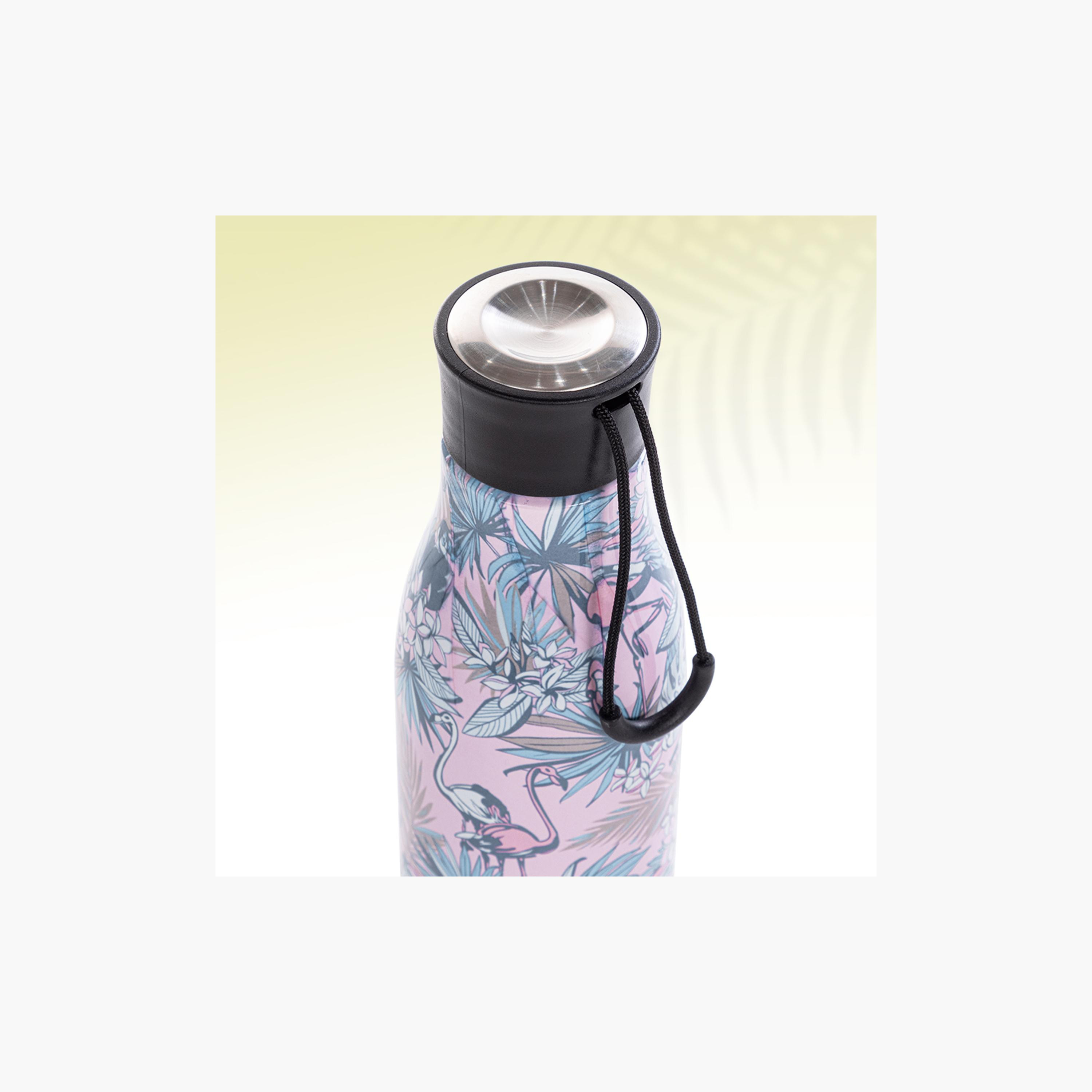 Eazy Kids Stainless Steel Water Bottle - 760 ml - Floral-school-waterbottles-image-12