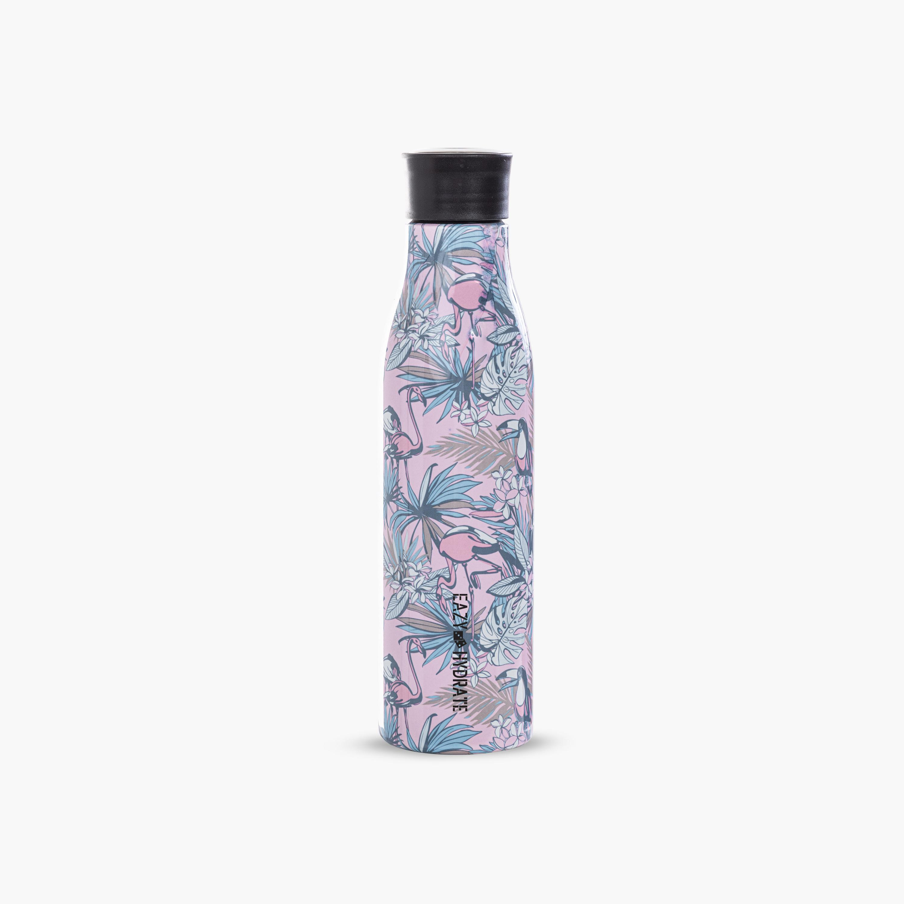 Eazy Kids Stainless Steel Water Bottle - 760 ml - Floral-school-waterbottles-image-8