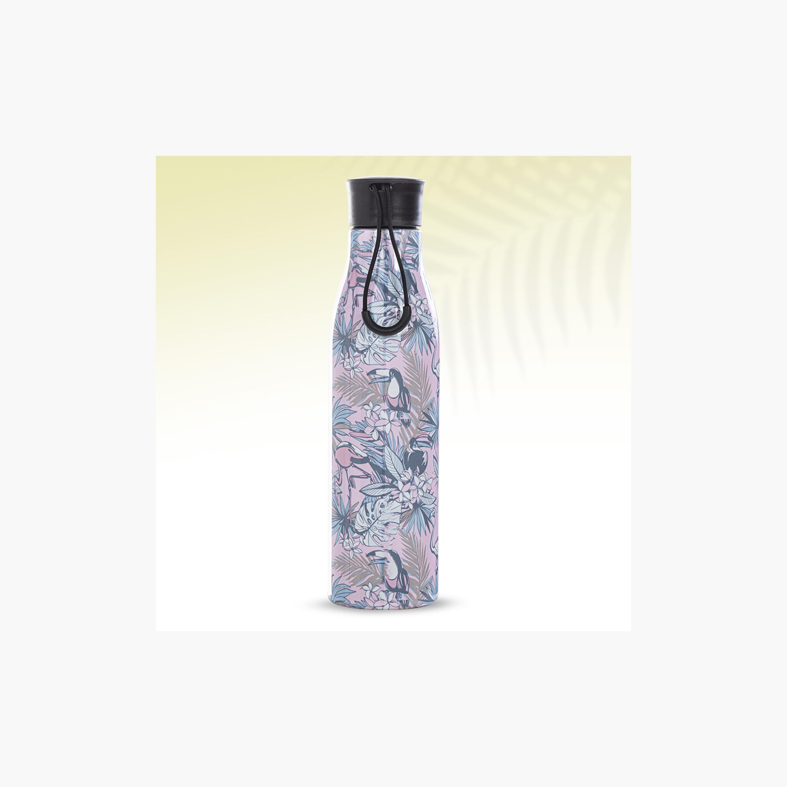 Eazy Kids Stainless Steel Water Bottle - 760 ml - Floral-school-waterbottles-image-9