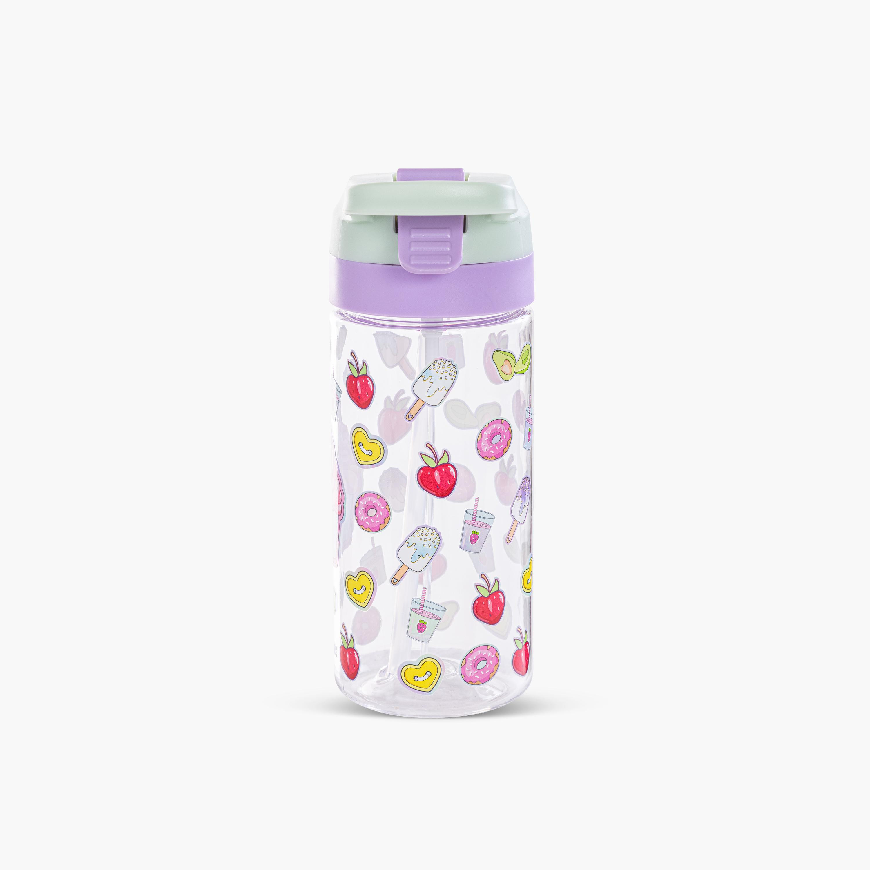Eazy Kids Tritan Water Bottle with Spray - 500 ml - Muffin - Purple-school-waterbottles-image-10