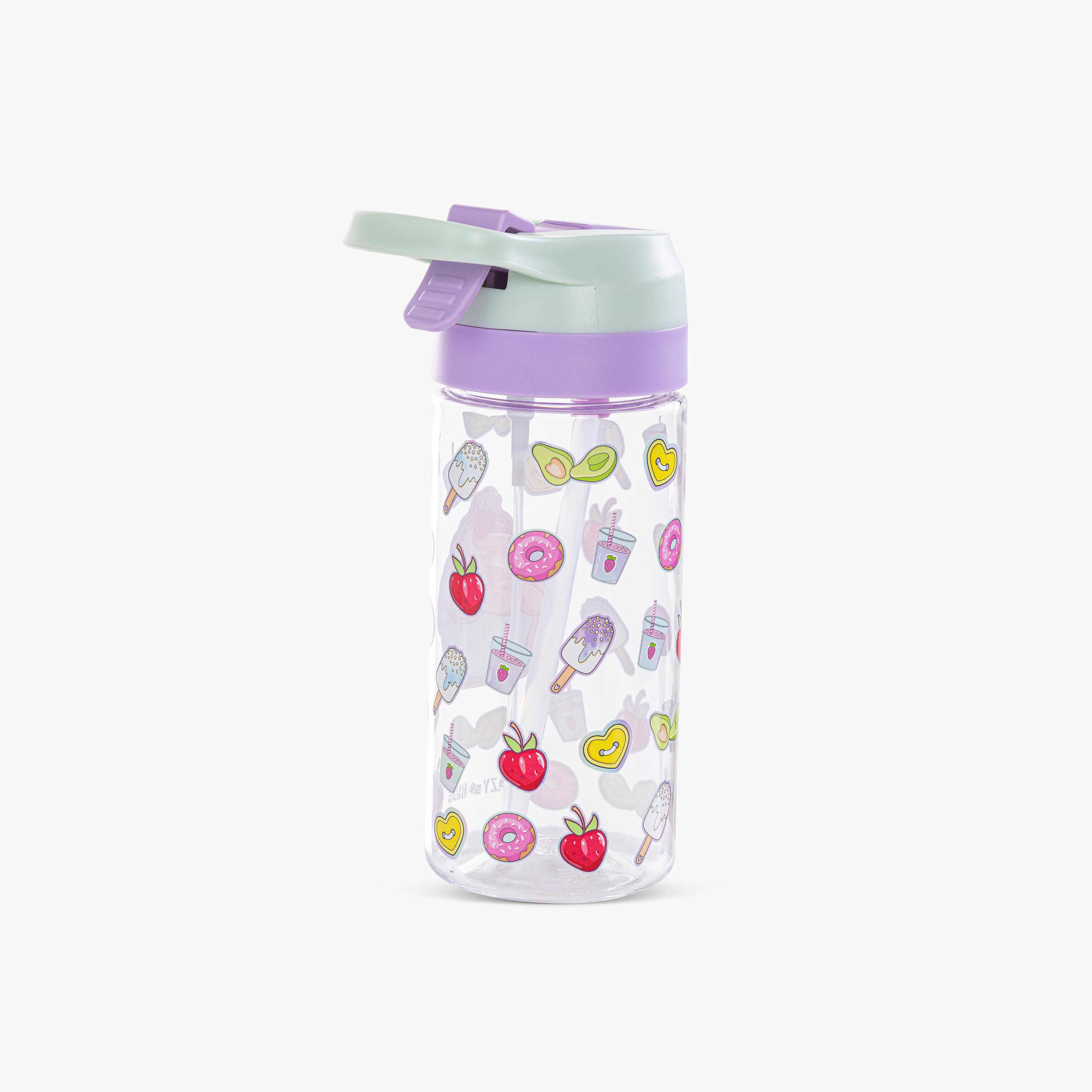 Eazy Kids Tritan Water Bottle with Spray - 500 ml - Muffin - Purple-school-waterbottles-image-3