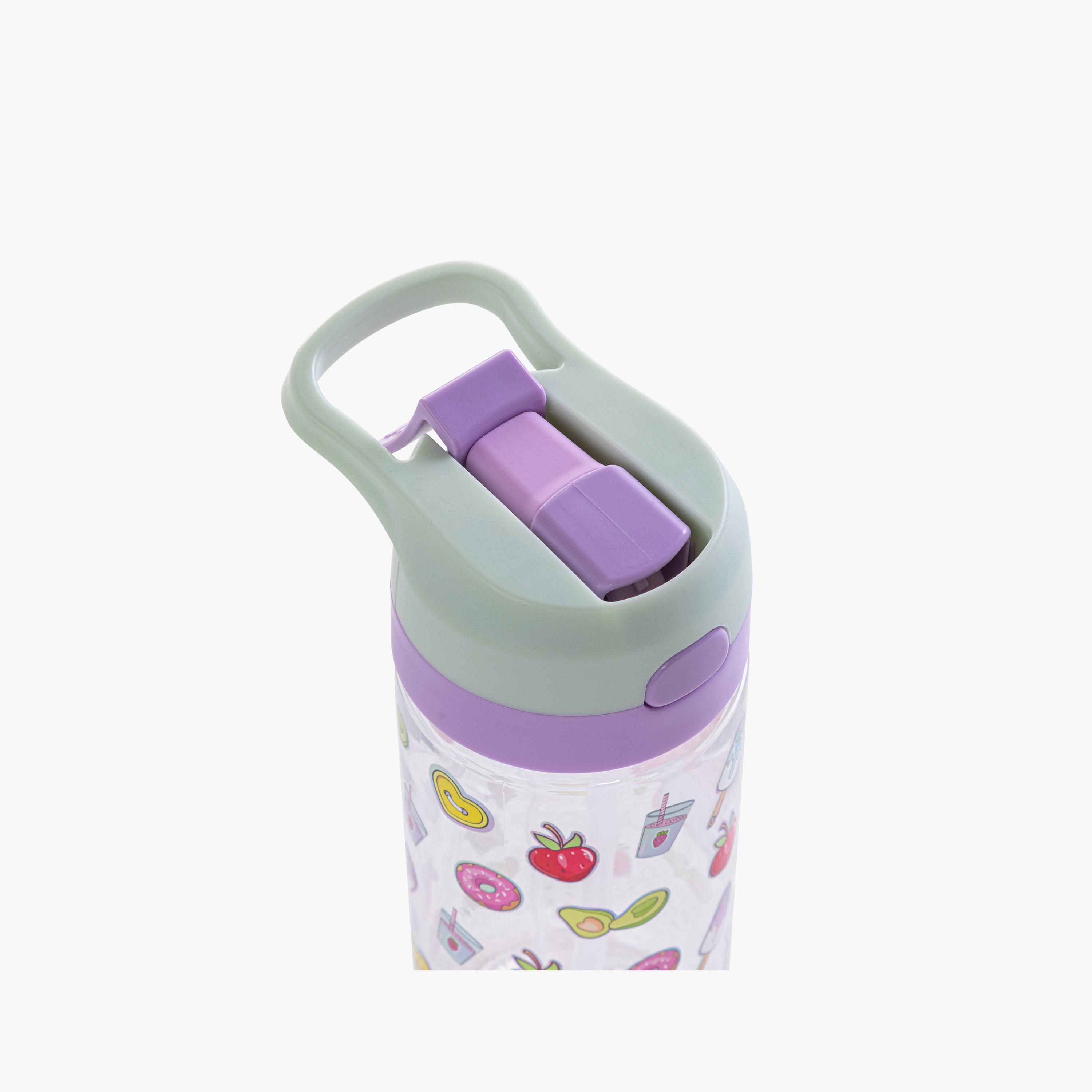 Eazy Kids Tritan Water Bottle with Spray - 500 ml - Muffin - Purple-school-waterbottles-image-6