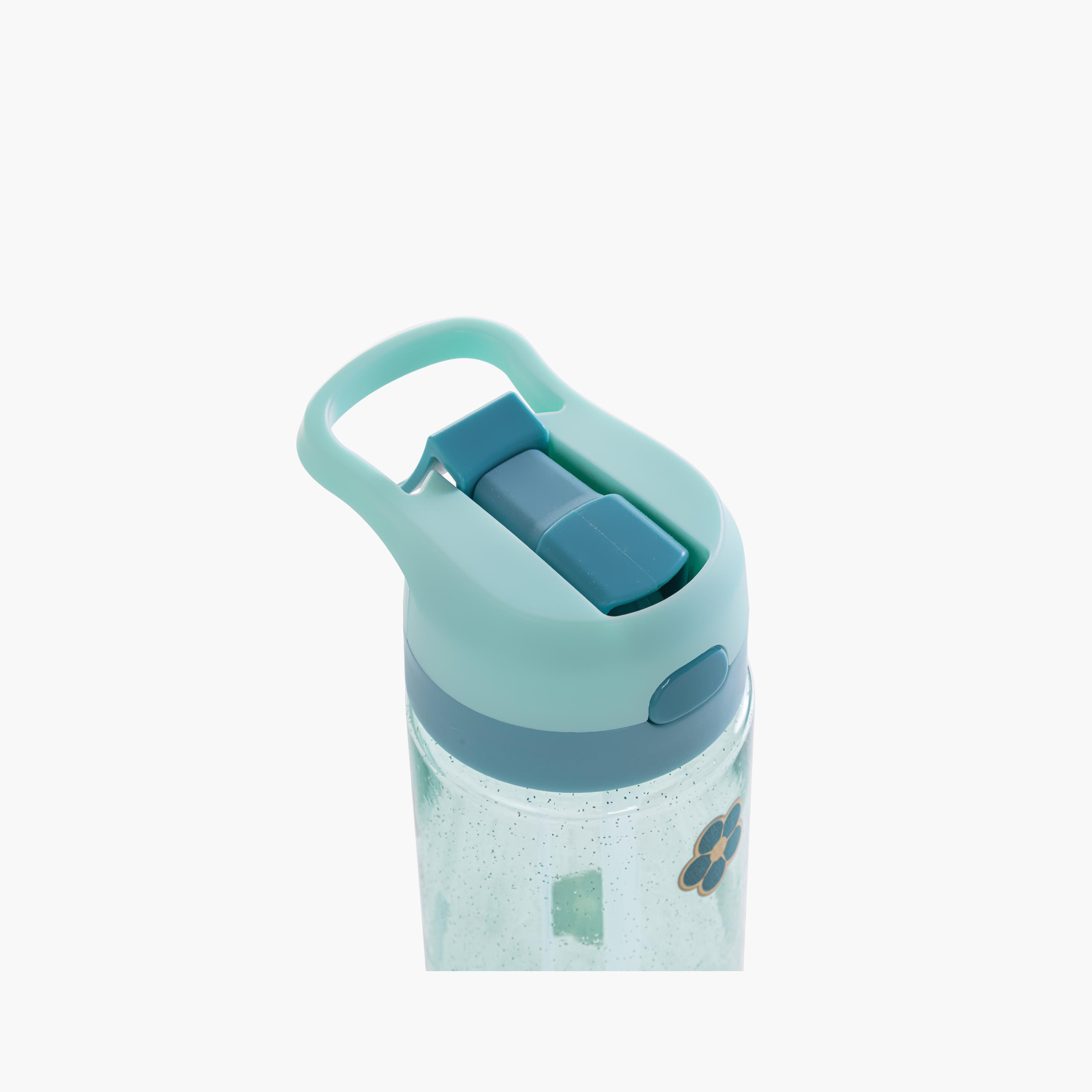 Eazy Kids Tritan Water Bottle with Spray - 750 ml - Floral - Green-school-waterbottles-image-16