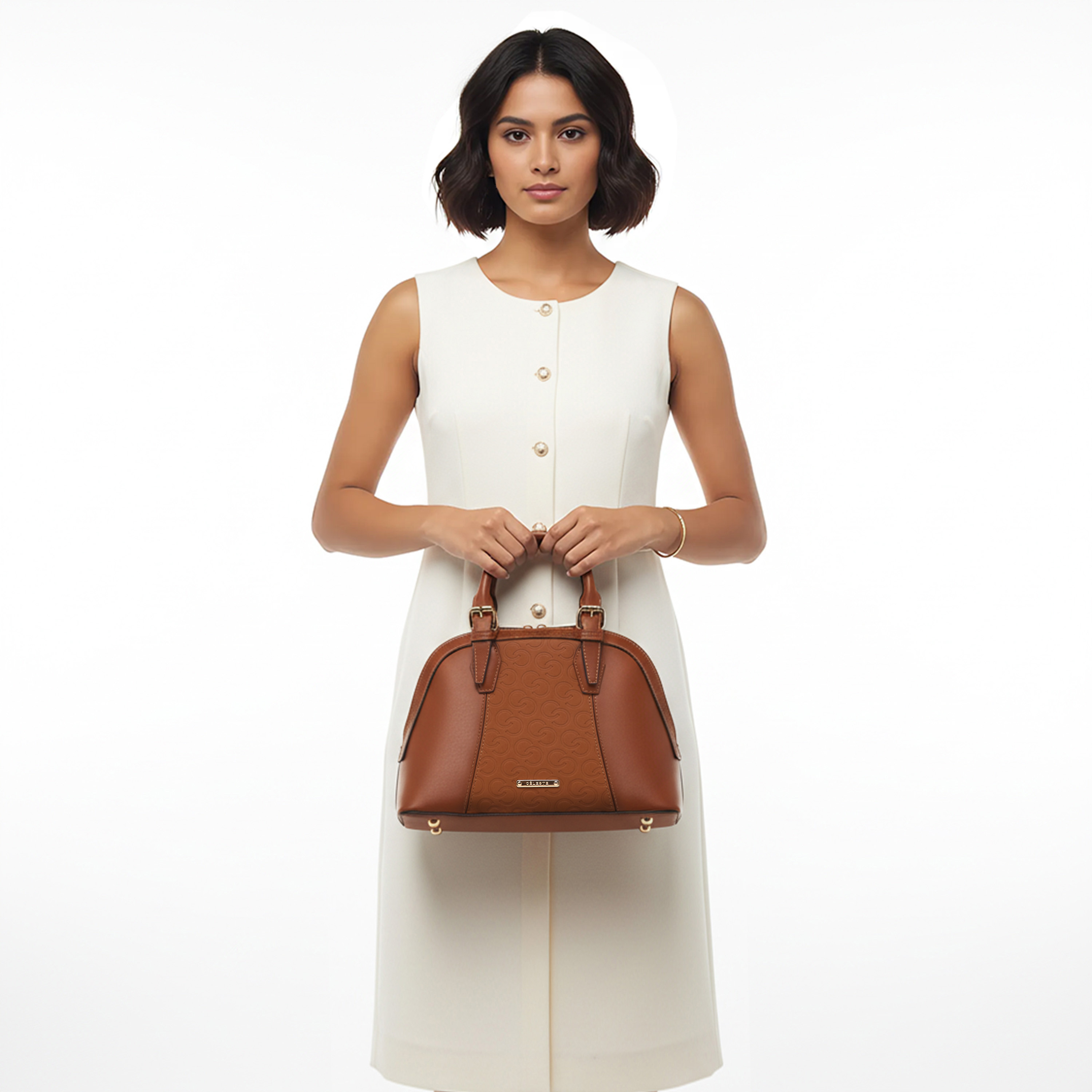 شنطة توتي بنقوش مونوجرام وحزام قابل للفصل من سيليست-women-bagsandwallets-handbags-image-2