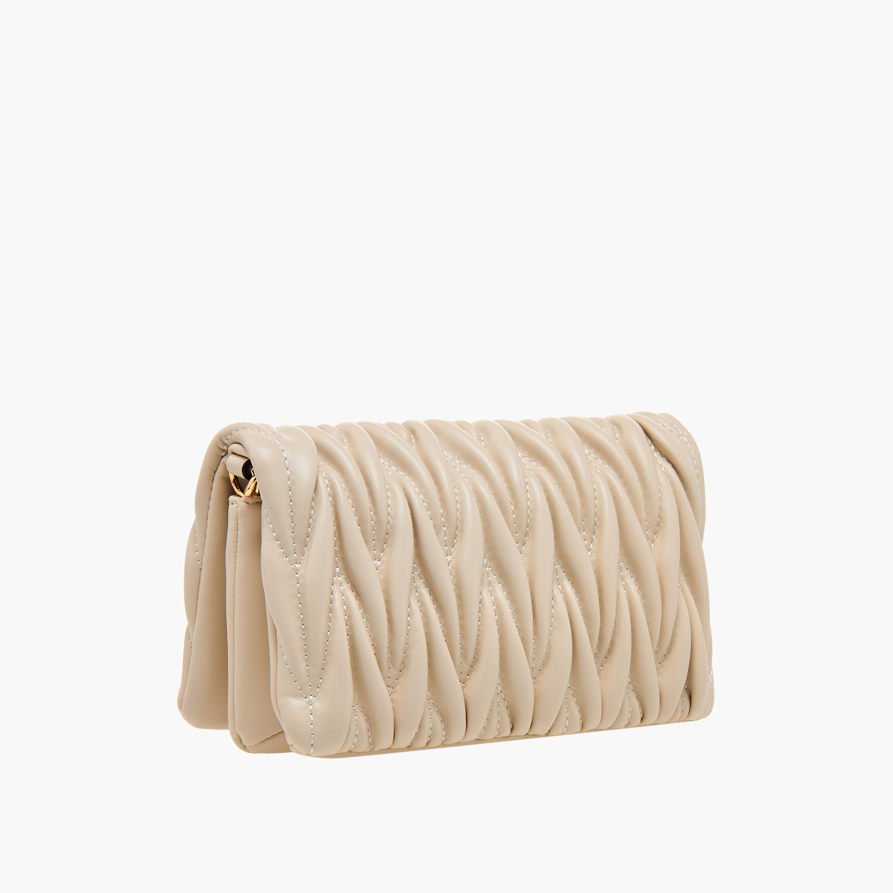Celeste Quilted Crossbody Bag with Chain Strap-women-bagsandwallets-handbags-image-3
