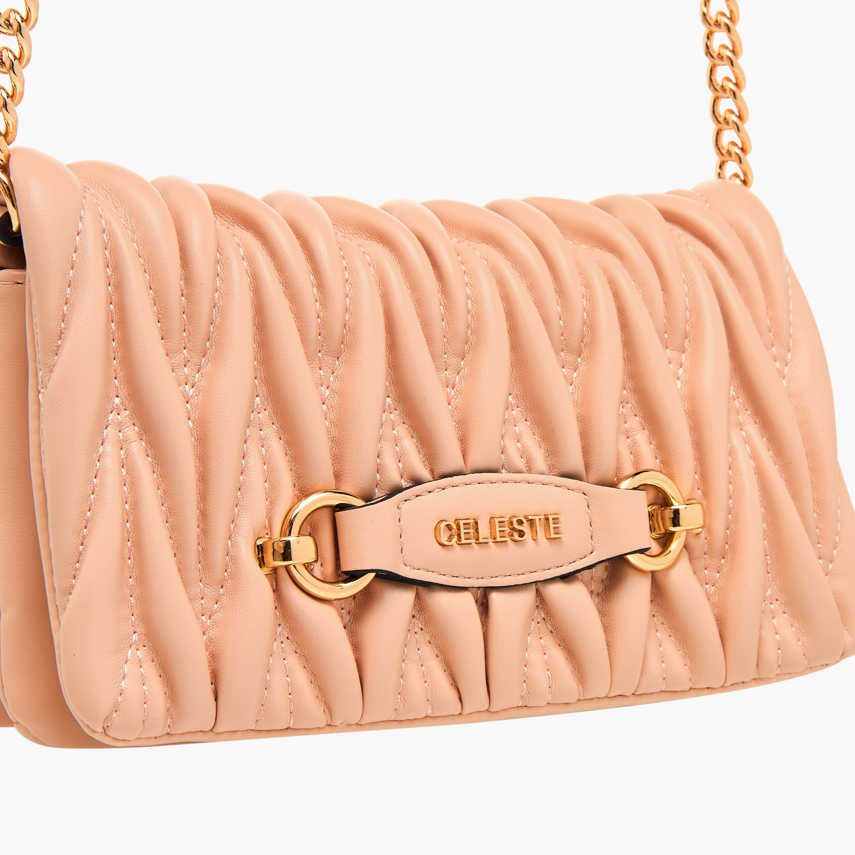 شنطة كروس بودي مبطنة بحزام سلسلة من سيليست-women-bagsandwallets-handbags-image-5