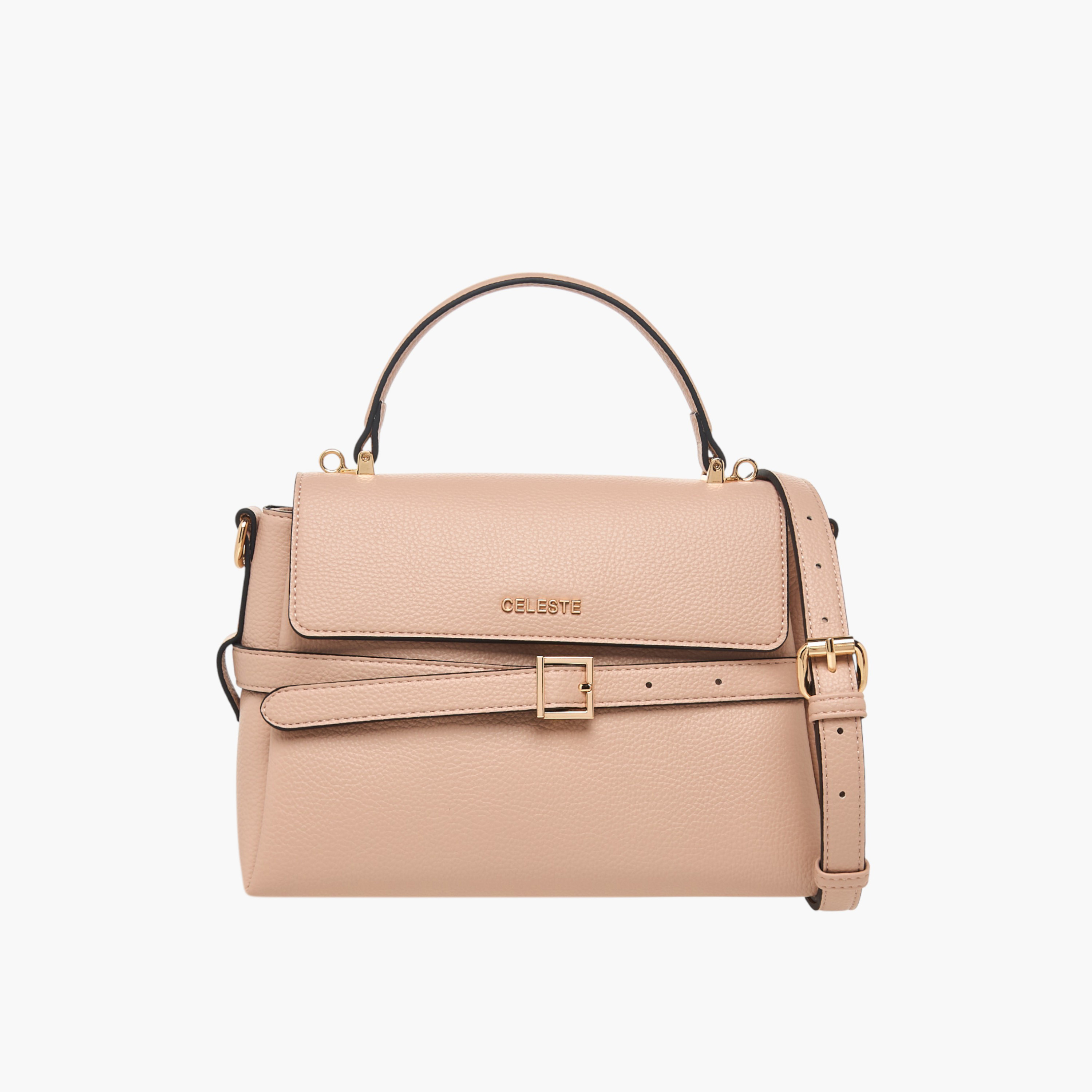 شنطة ساتشيل سادة بمقبض من سيليست-women-bagsandwallets-handbags-image-1