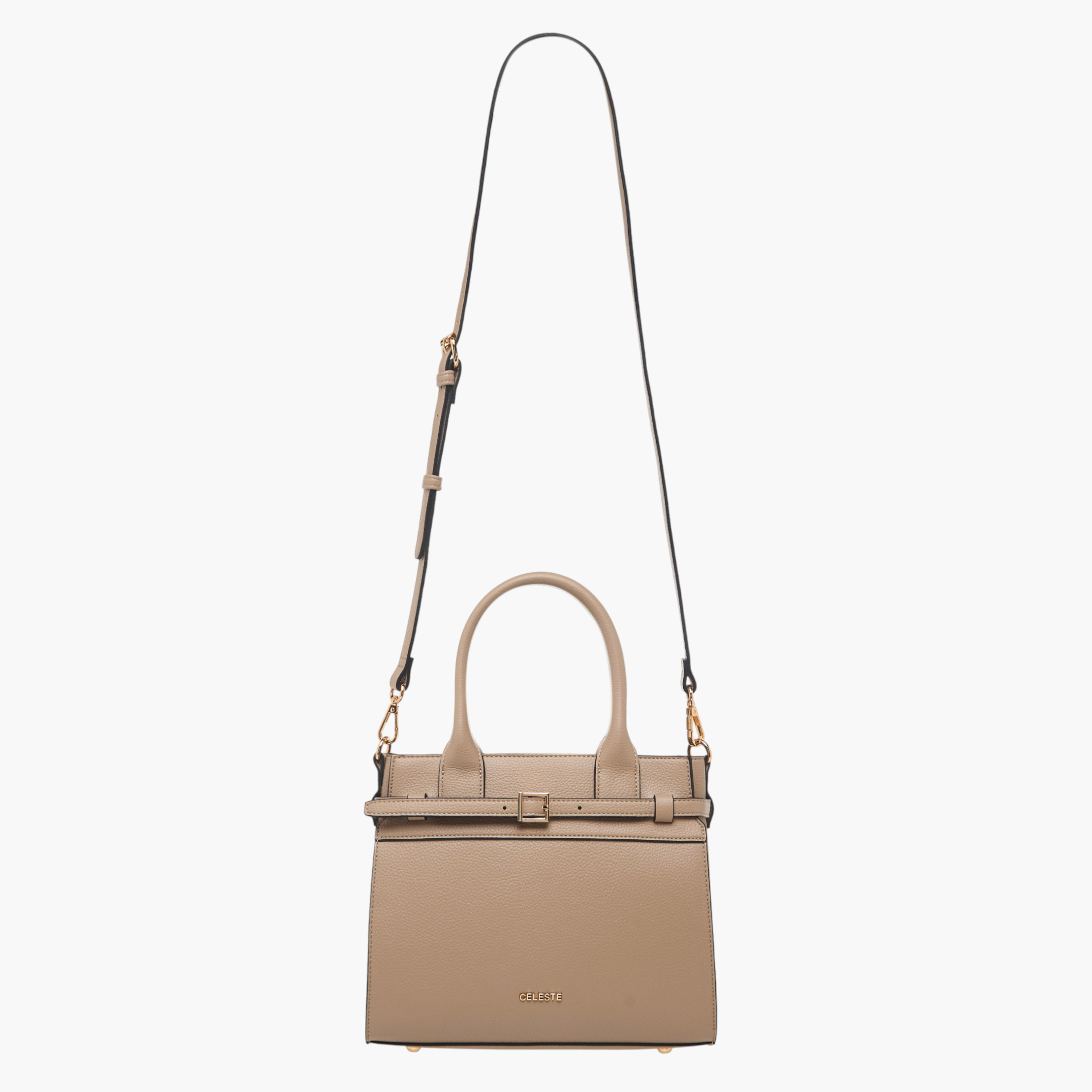 Celeste Solid Tote Bag with Double Handle-women-bagsandwallets-handbags-image-3