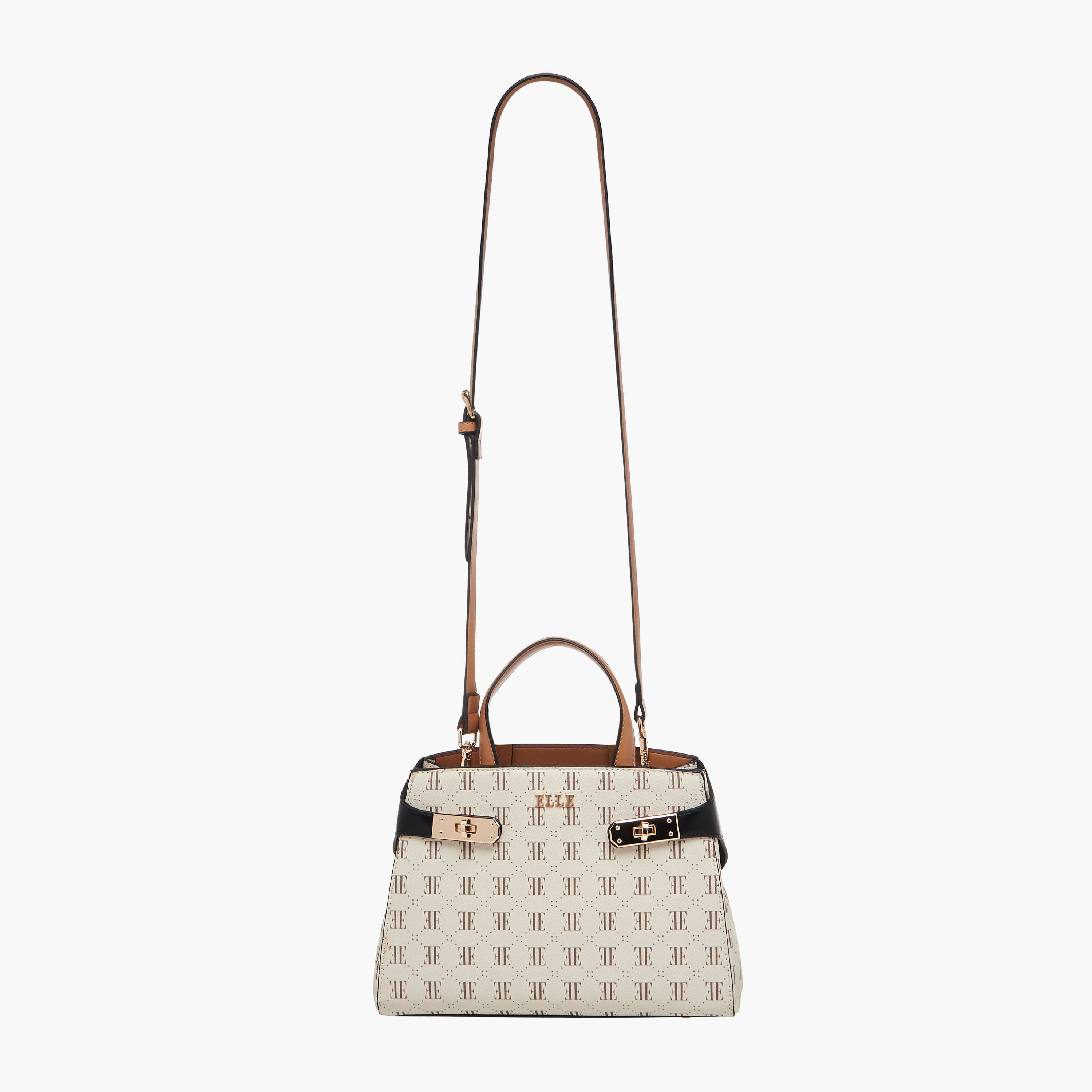 شنطة توتي بطبعات مونوجرام وحزام قابل للفصل من إيل-women-bagsandwallets-handbags-image-3