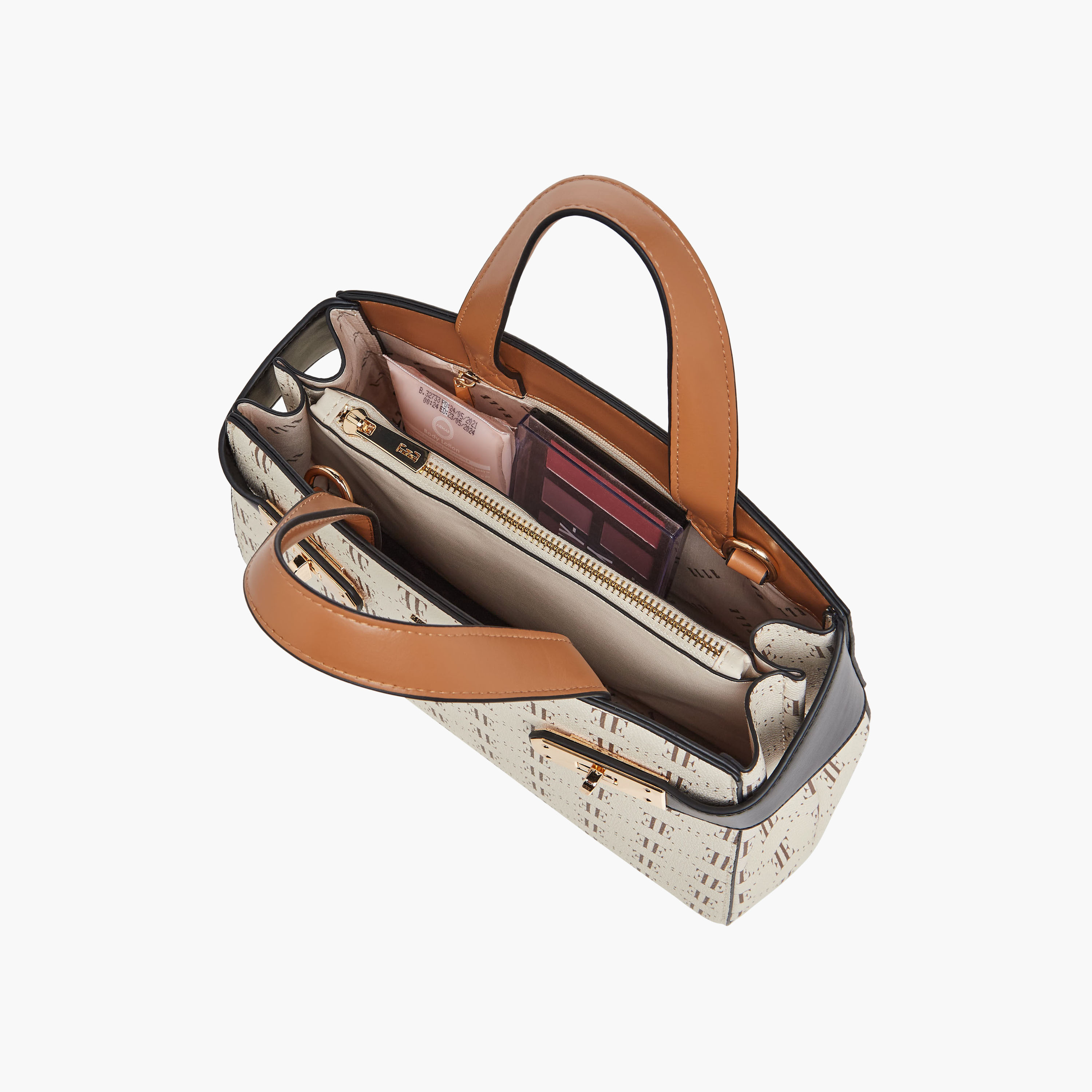 شنطة توتي بطبعات مونوجرام وحزام قابل للفصل من إيل-women-bagsandwallets-handbags-image-9