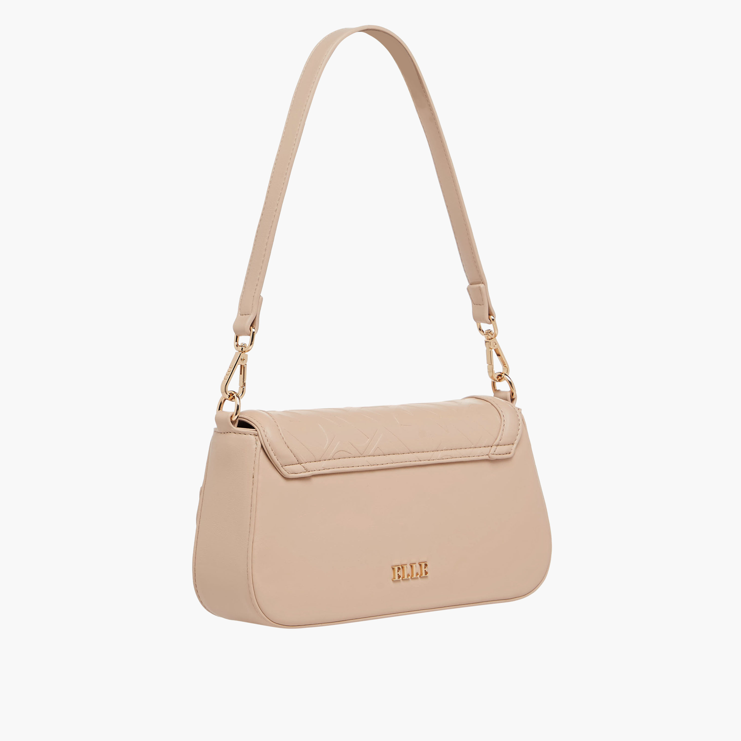 شنطة كروس بودي بنقوش شعار وحزام قابل للفصل من إيل-women-bagsandwallets-handbags-image-4