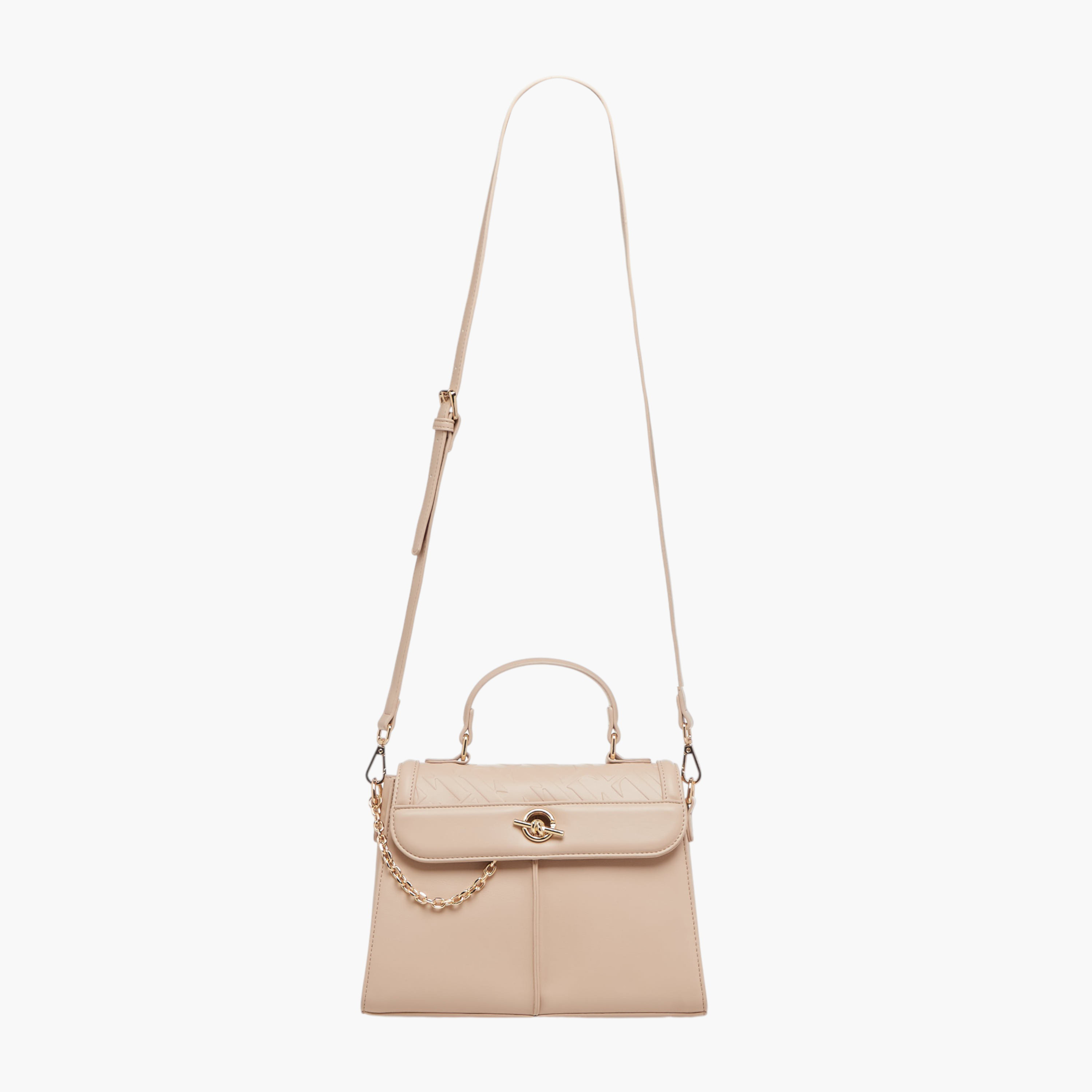 شنطة ساتشيل بنقشة شعار وحزام قابل للفصل من إيل-women-bagsandwallets-handbags-image-3