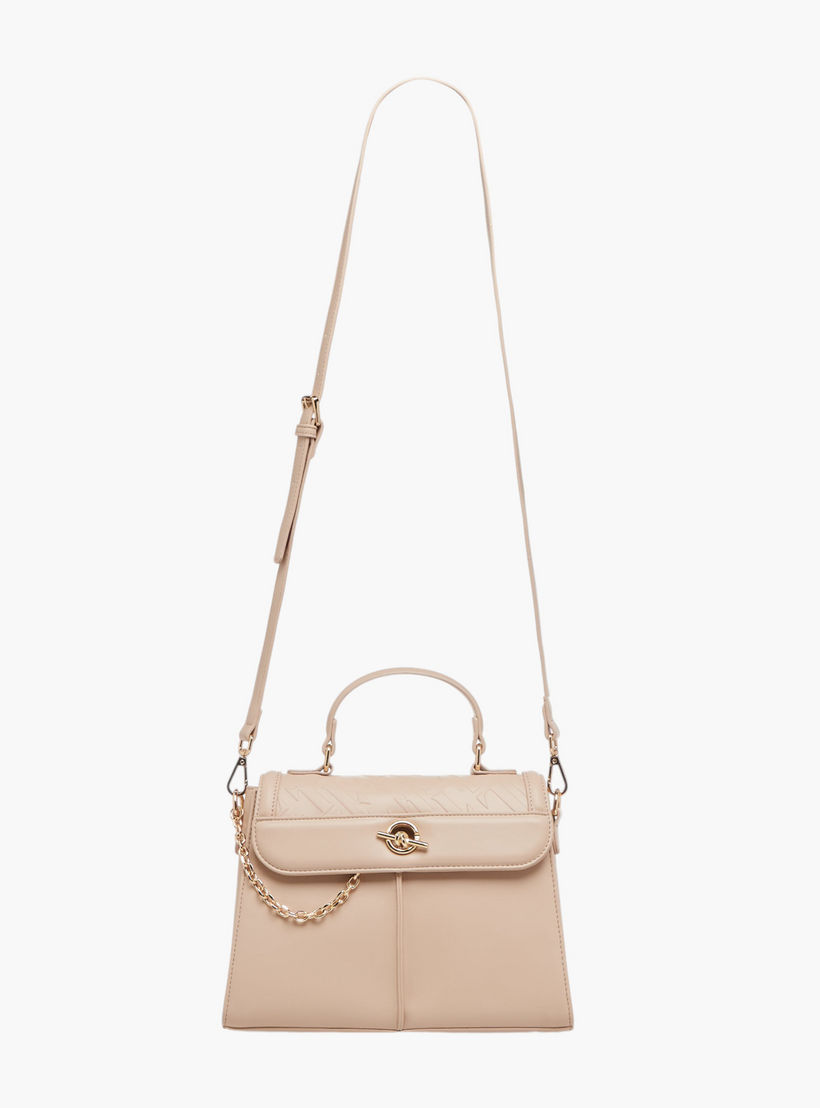 شنطة ساتشيل بنقشة شعار وحزام قابل للفصل من إيل-women-bagsandwallets-handbags-image-3