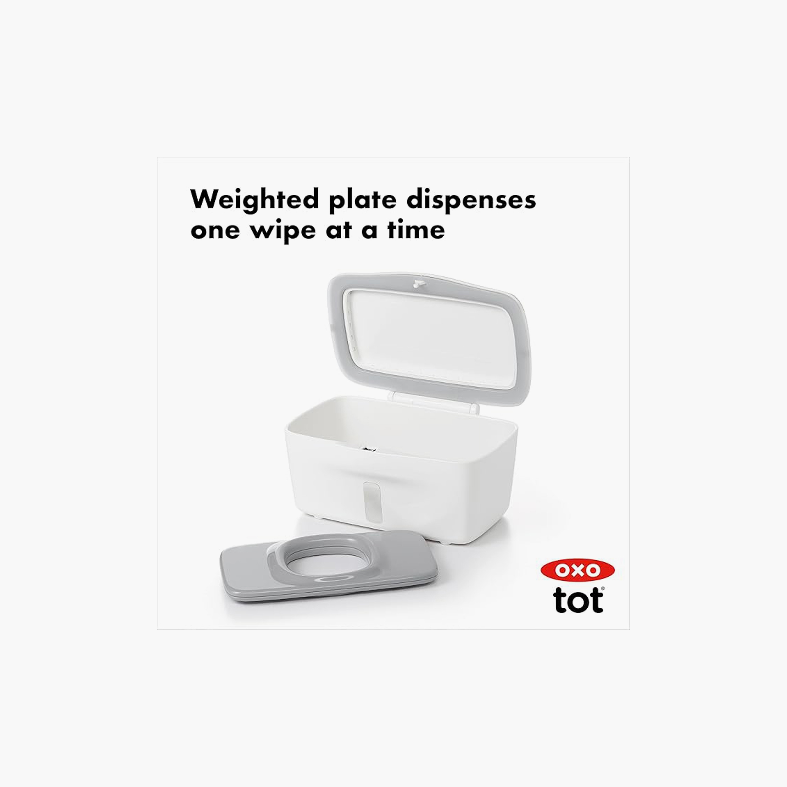 موزع مناديل الأطفال أوكسو توت بيرفكت بول - رمادي-baby-maternalcare-bodyhygiene-image-5