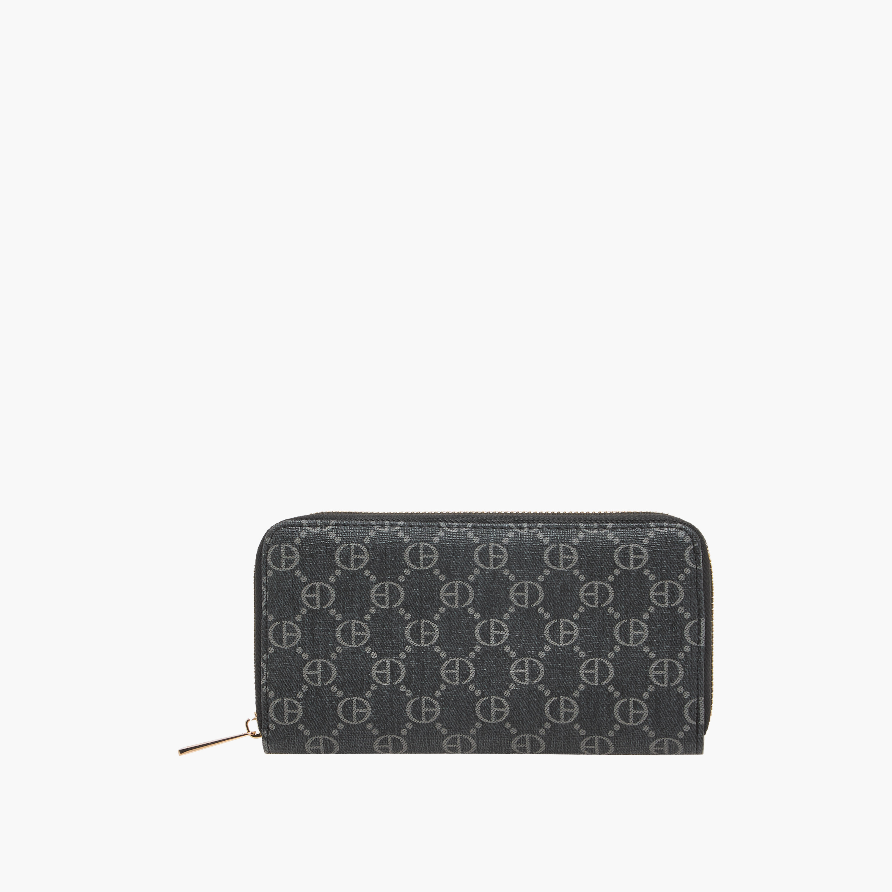 Chrisbella Monogram Print Tote Bag with Zip Around Wallet-women-bagsandwallets-handbags-image-6