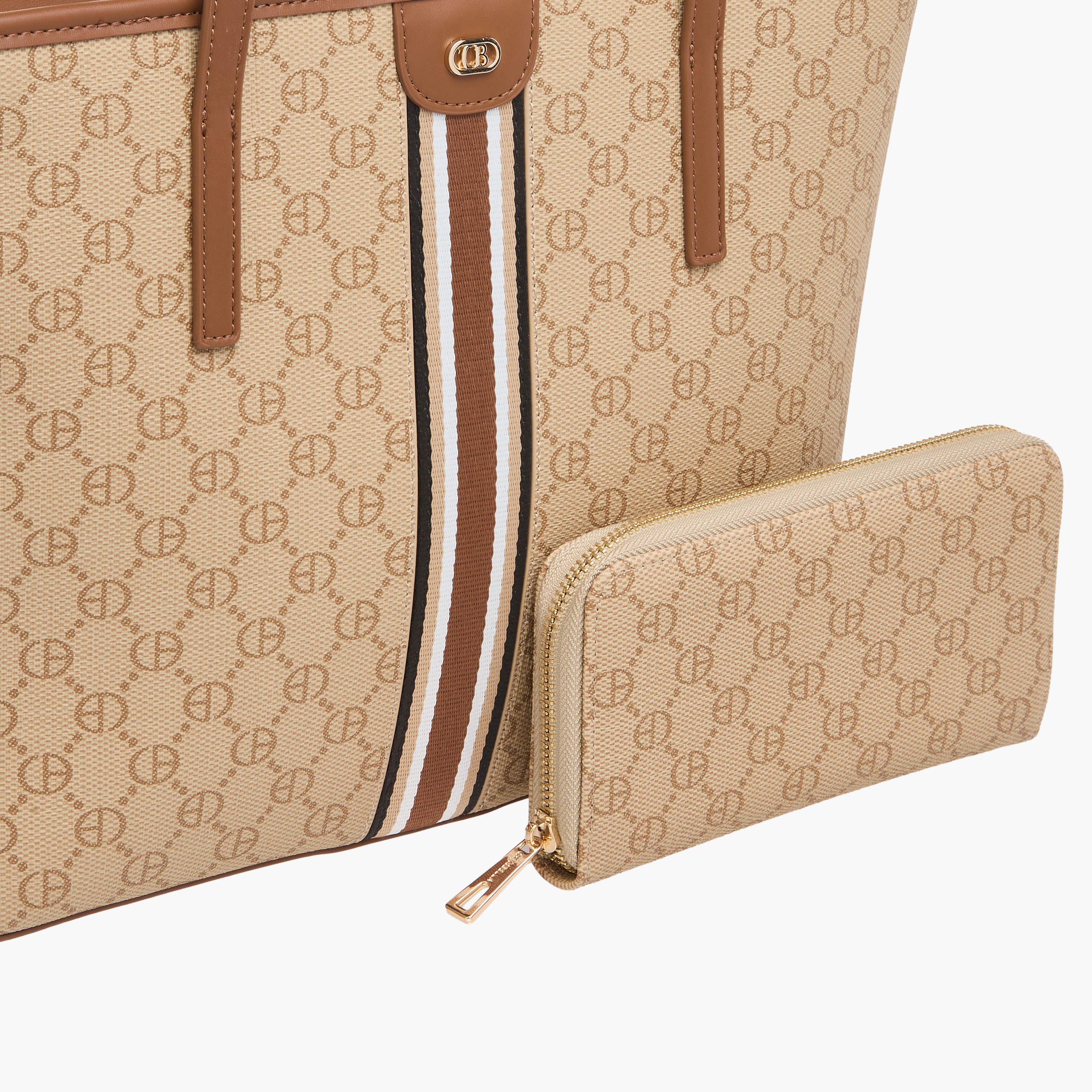 Chrisbella Printed Tote Bag with Wallet-women-bagsandwallets-handbags-image-8