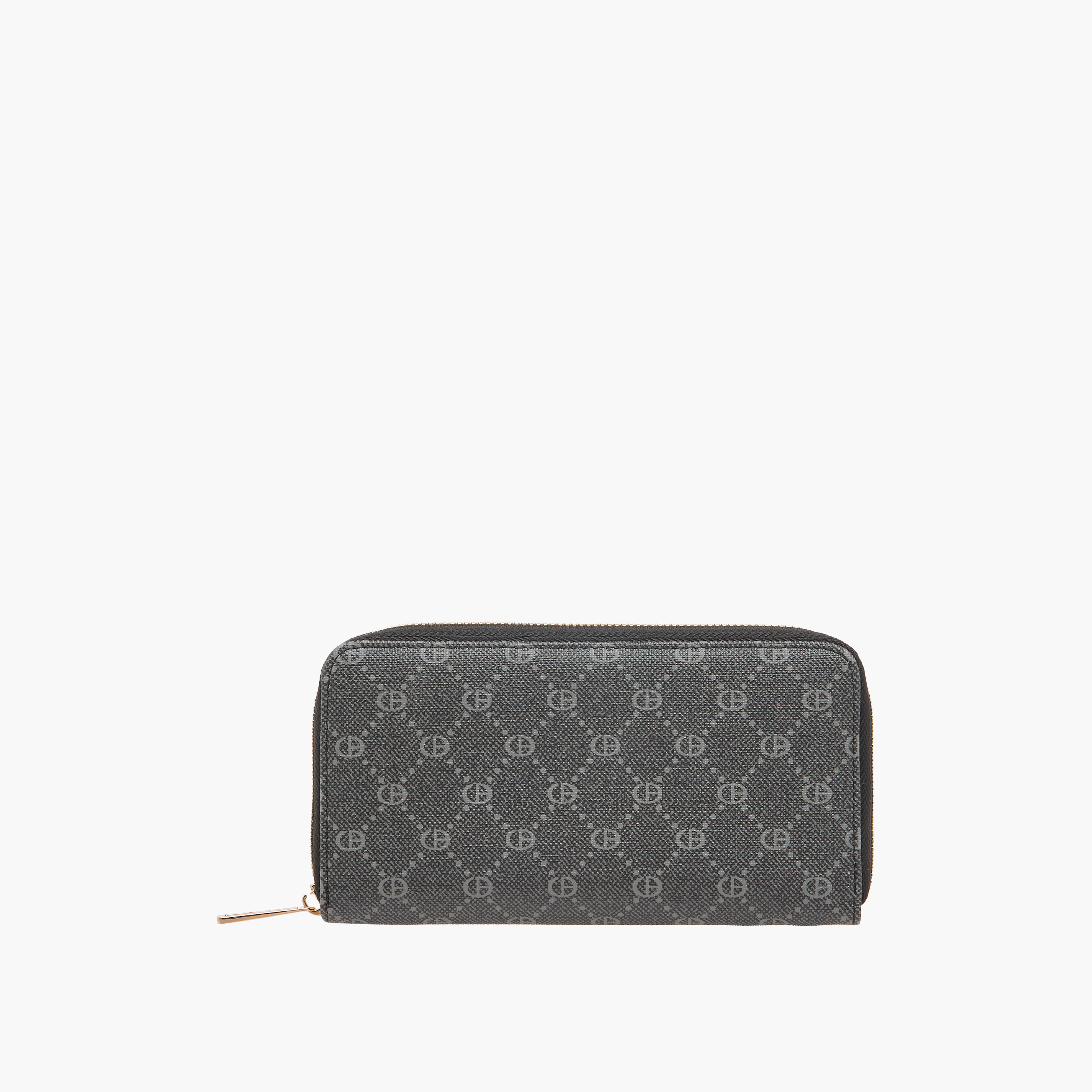Chrisbella Monogram Print Tote Bag with Zip Around Wallet-women-bagsandwallets-handbags-image-6