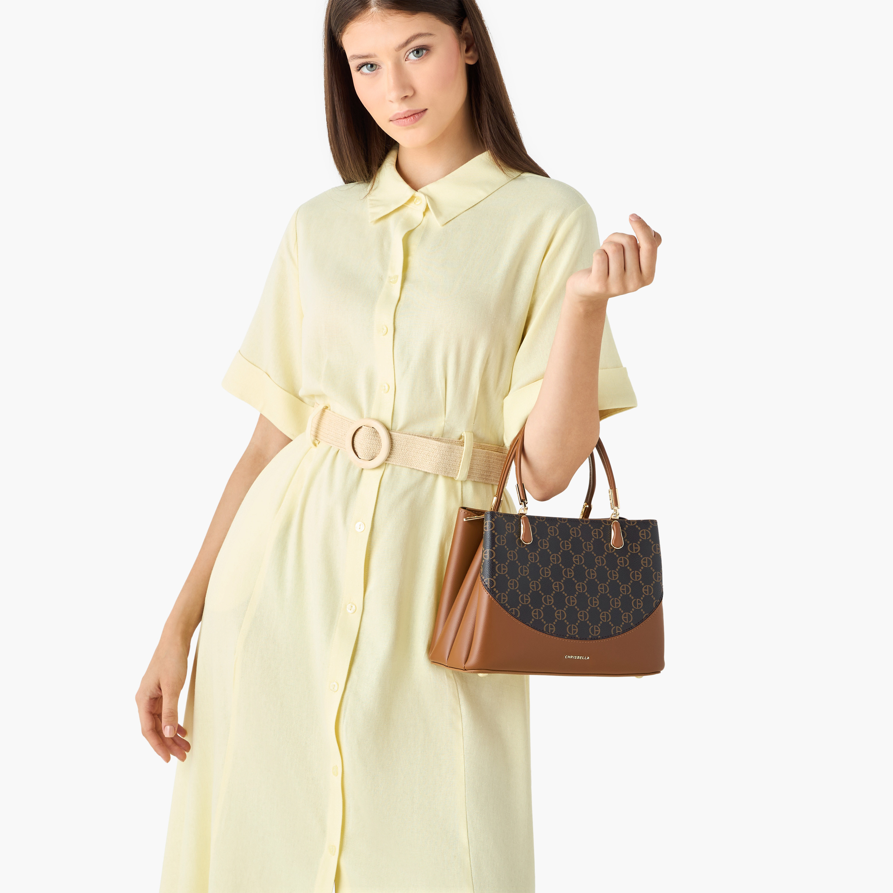 Chrisbella Printed Tote Bag with Wallet-women-bagsandwallets-handbags-image-2
