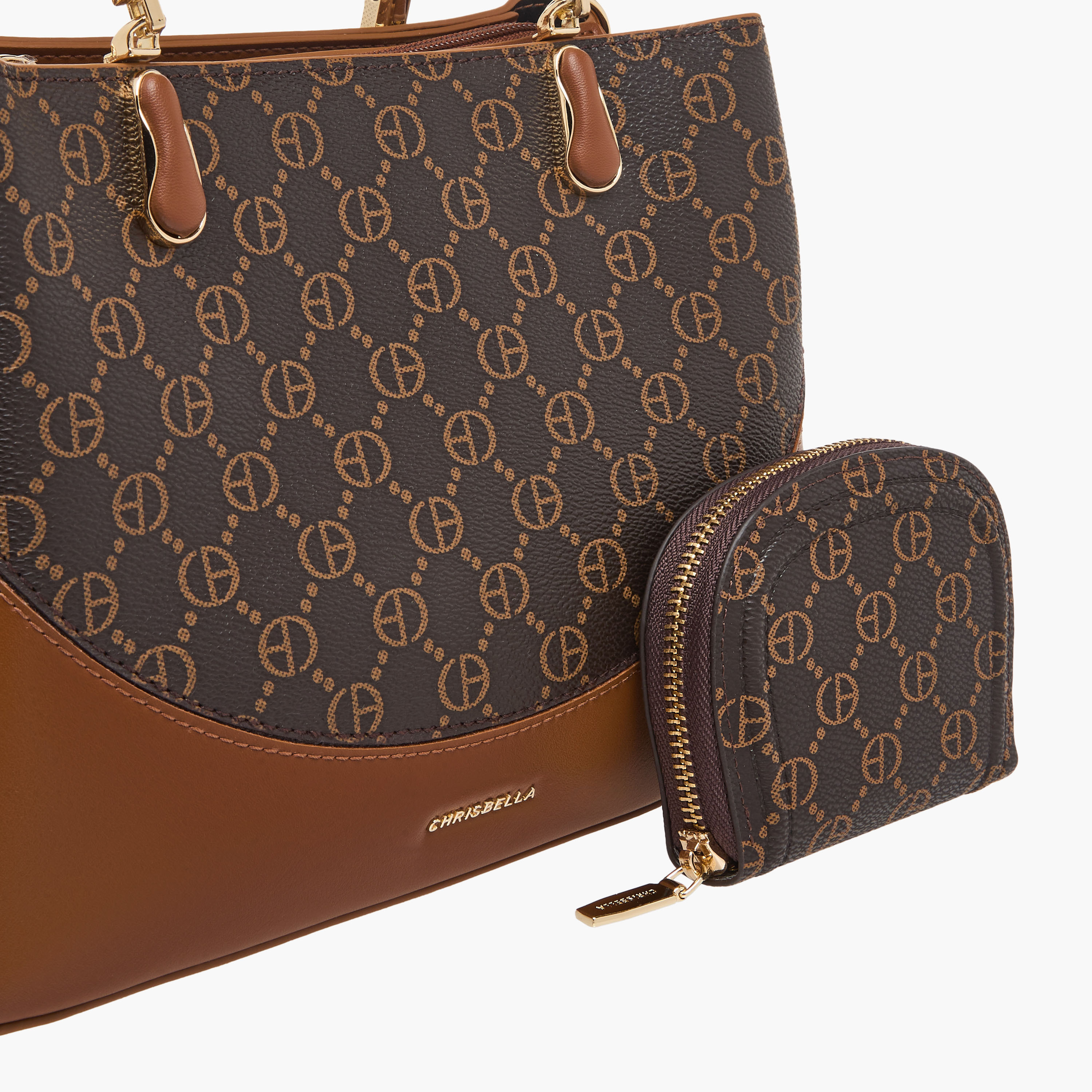 Chrisbella Printed Tote Bag with Wallet-women-bagsandwallets-handbags-image-6