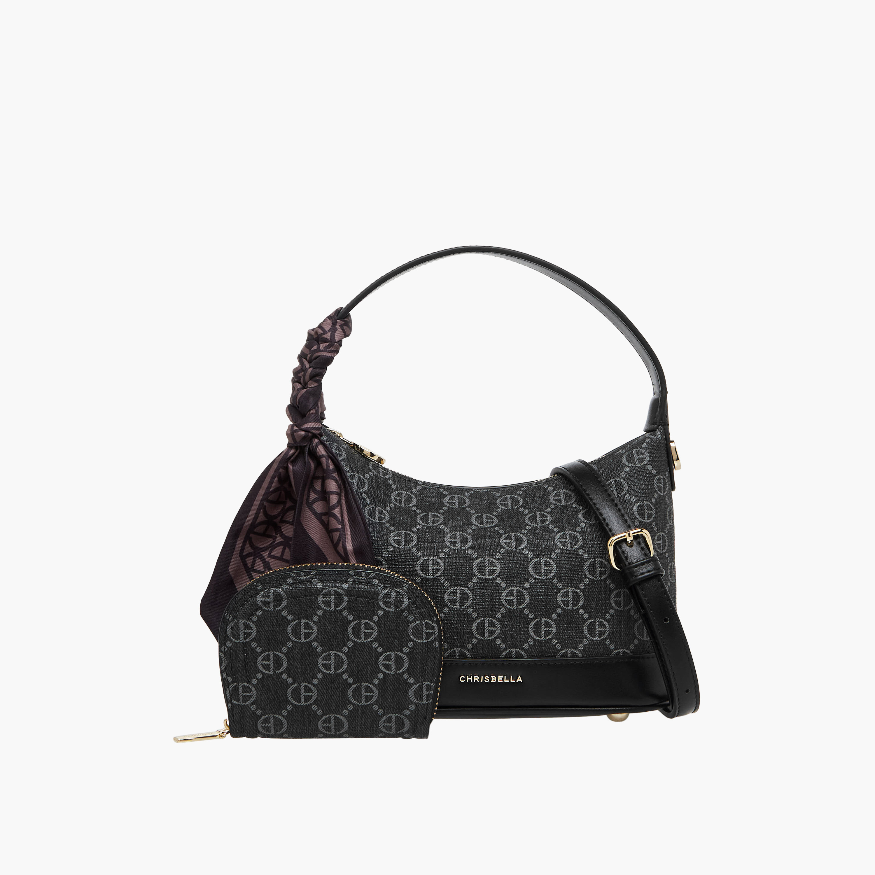 شنطة كروس بطبعات مع محفظة من كريسبيلا-women-bagsandwallets-handbags-image-1