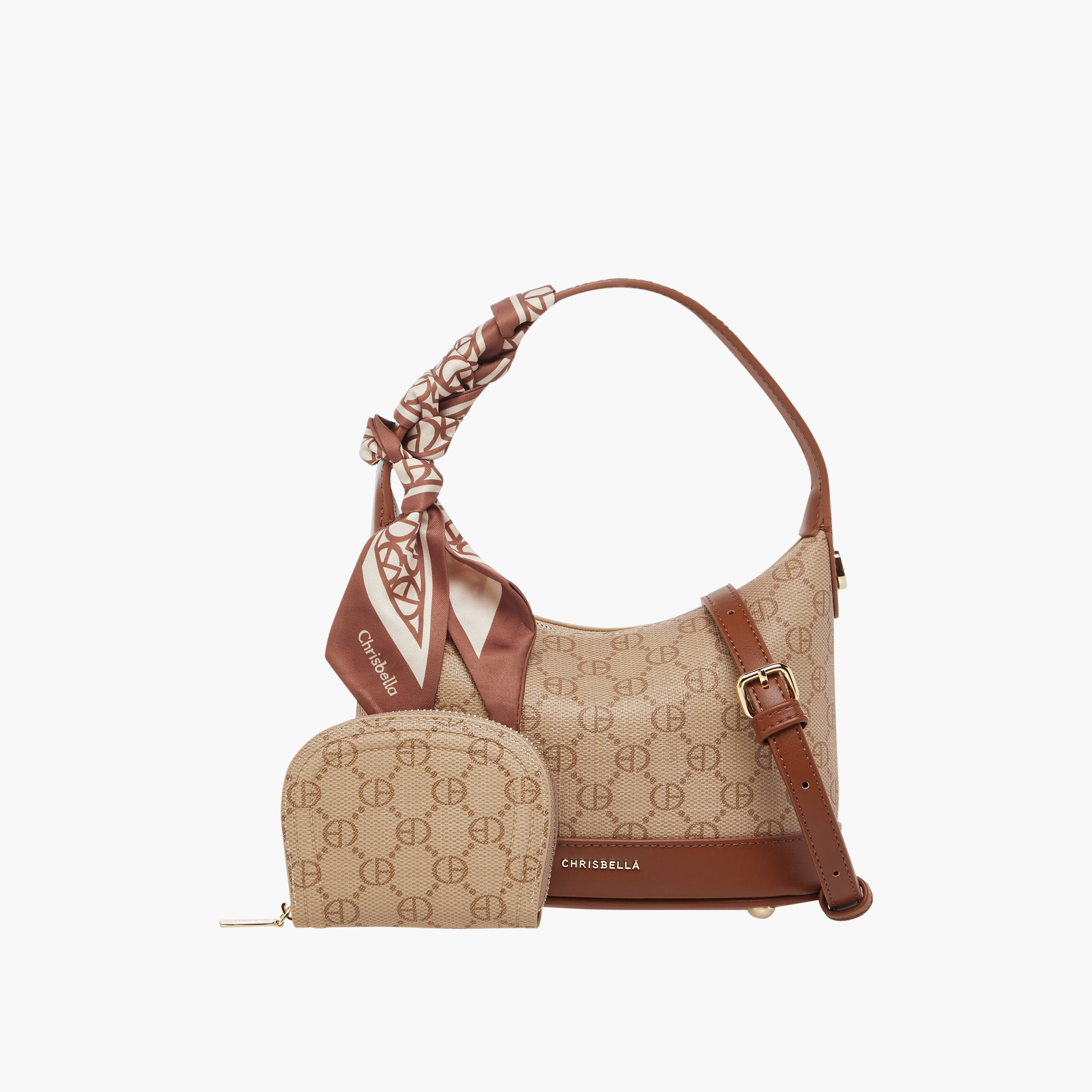 شنطة كروس بطبعات مع محفظة من كريسبيلا-women-bagsandwallets-handbags-image-1
